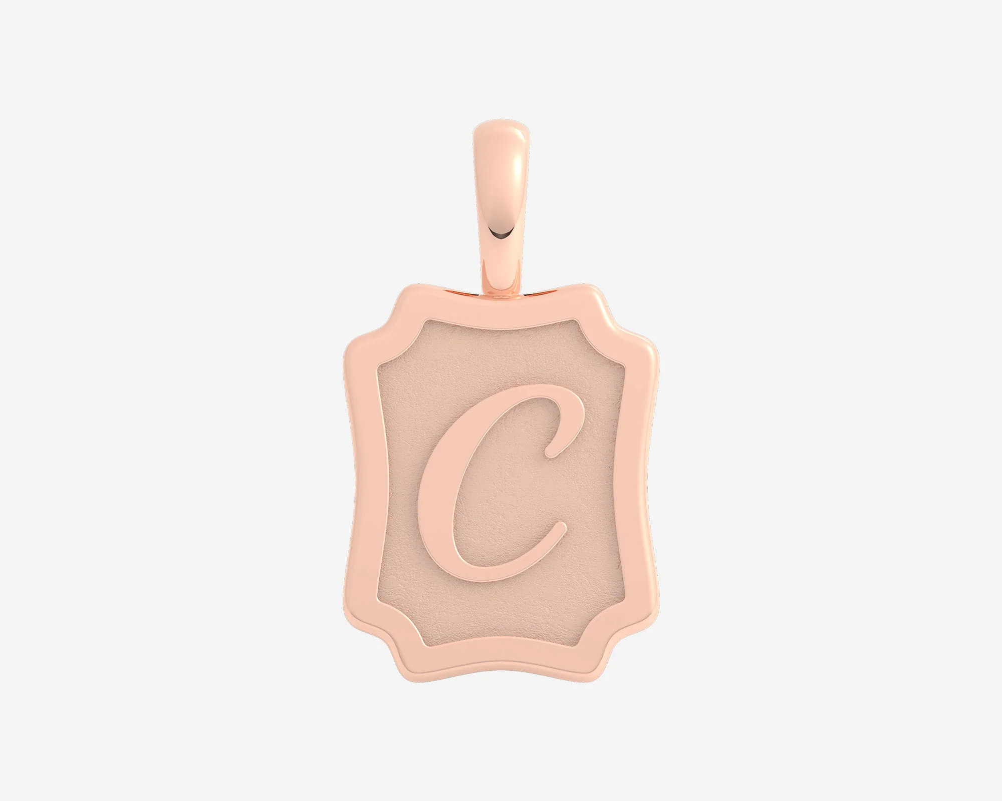 The Large Portrait Initial Pendant - Image 7
