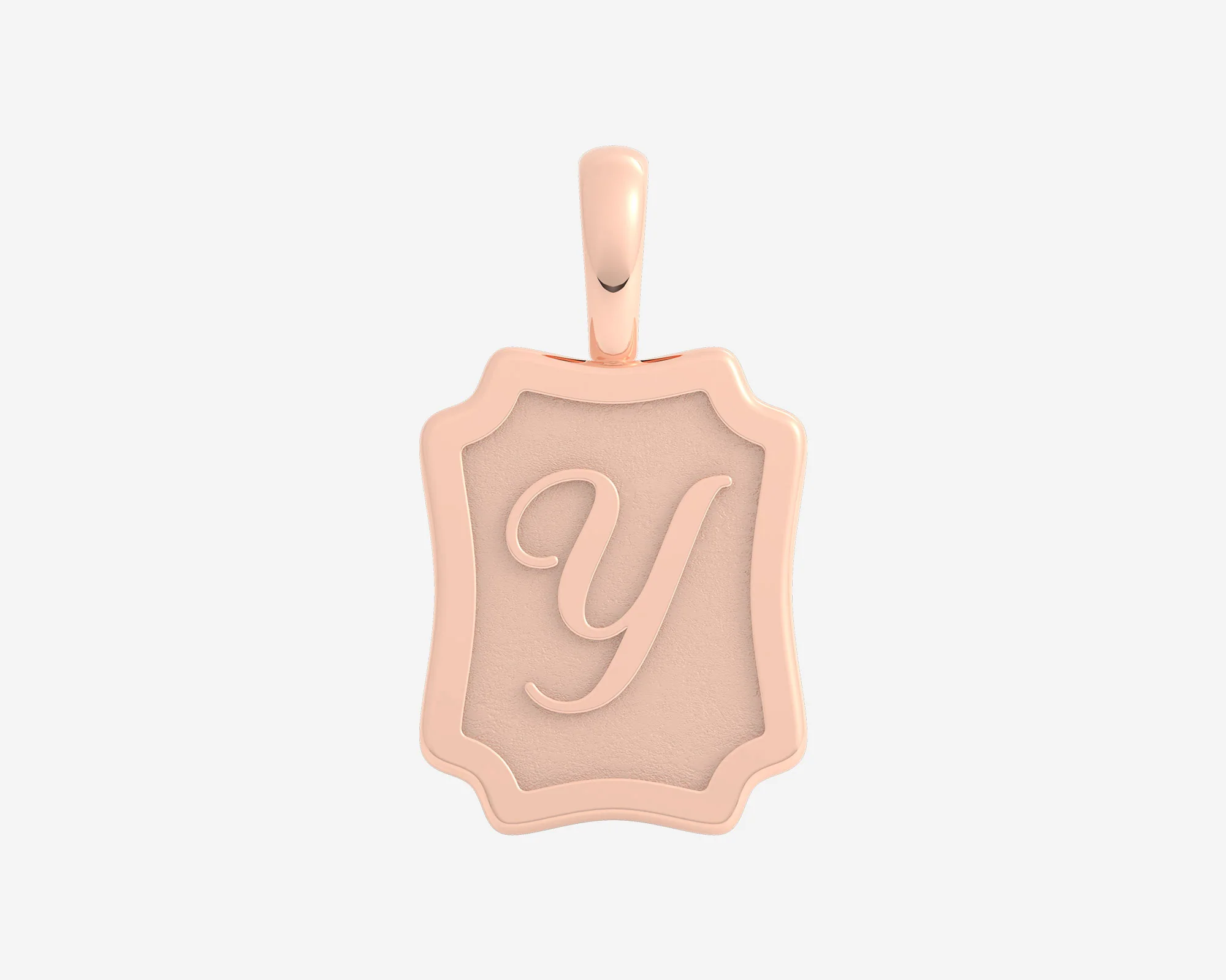 The Large Portrait Initial Pendant - Image 70