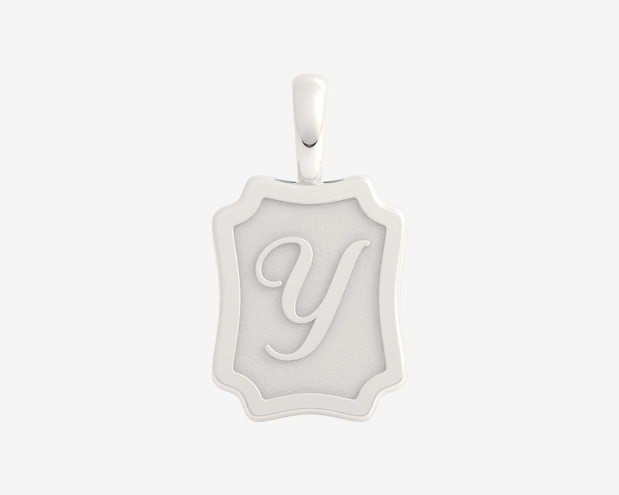 The Large Portrait Initial Pendant - Image 71