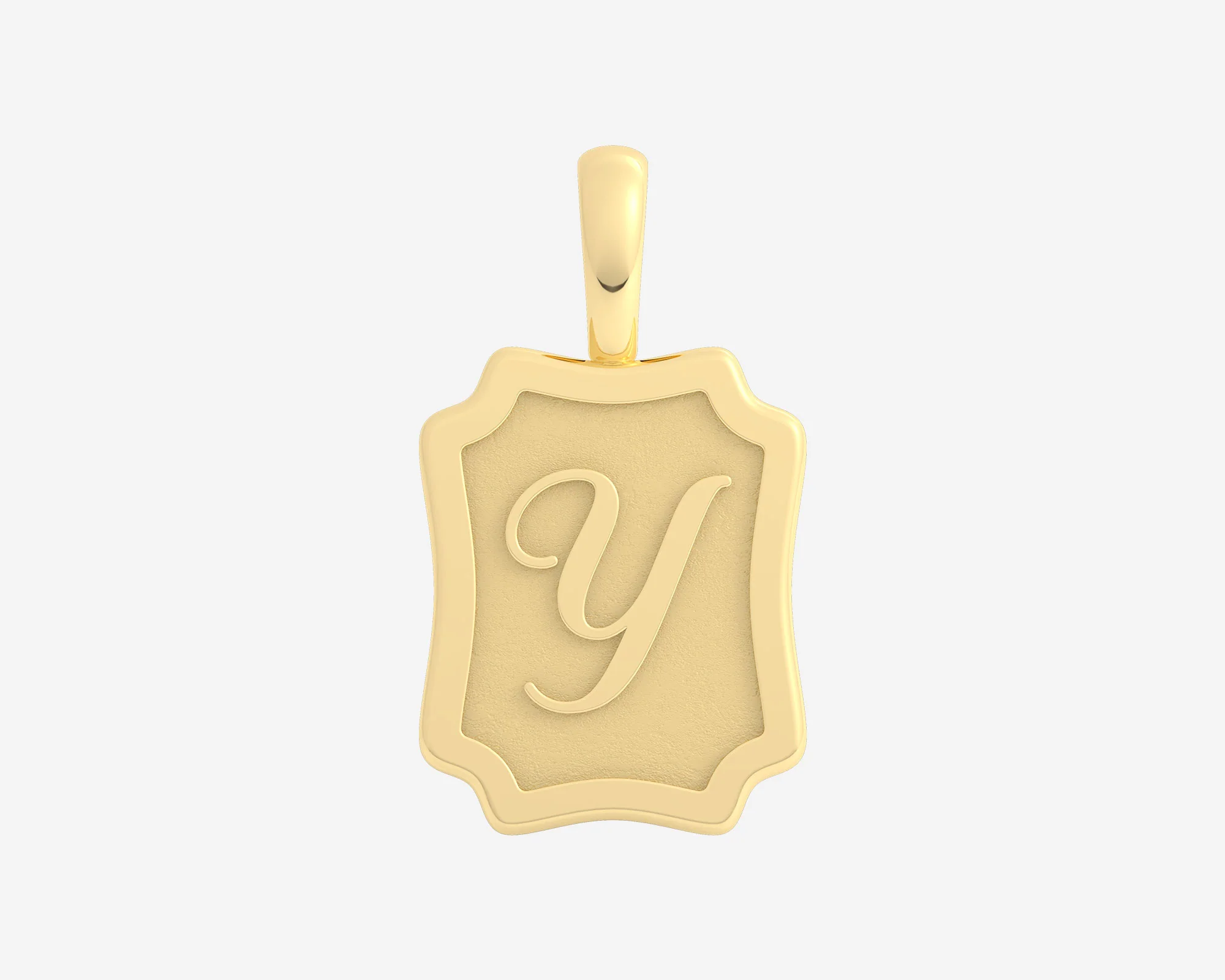 The Large Portrait Initial Pendant - Image 72