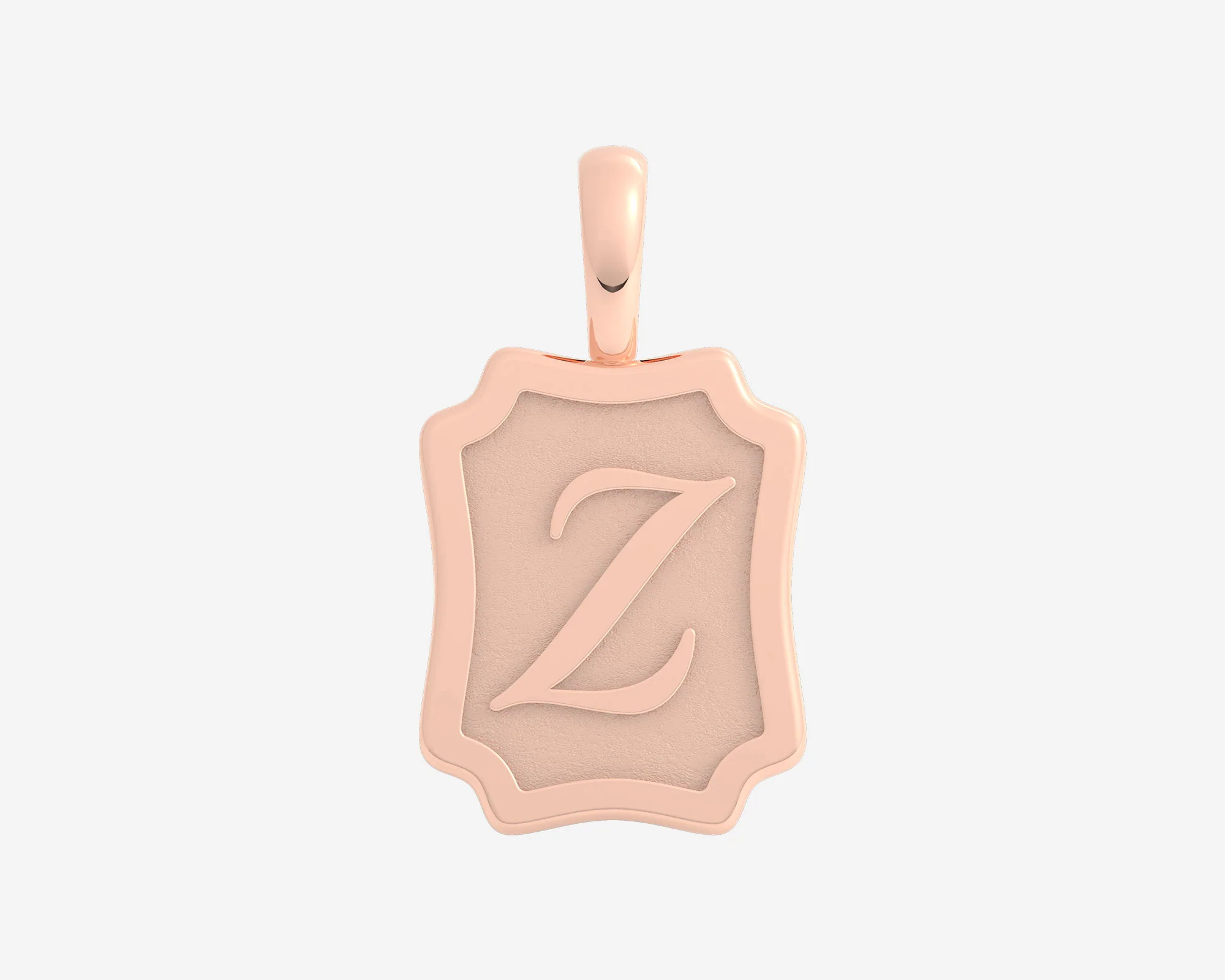 The Large Portrait Initial Pendant - Image 73