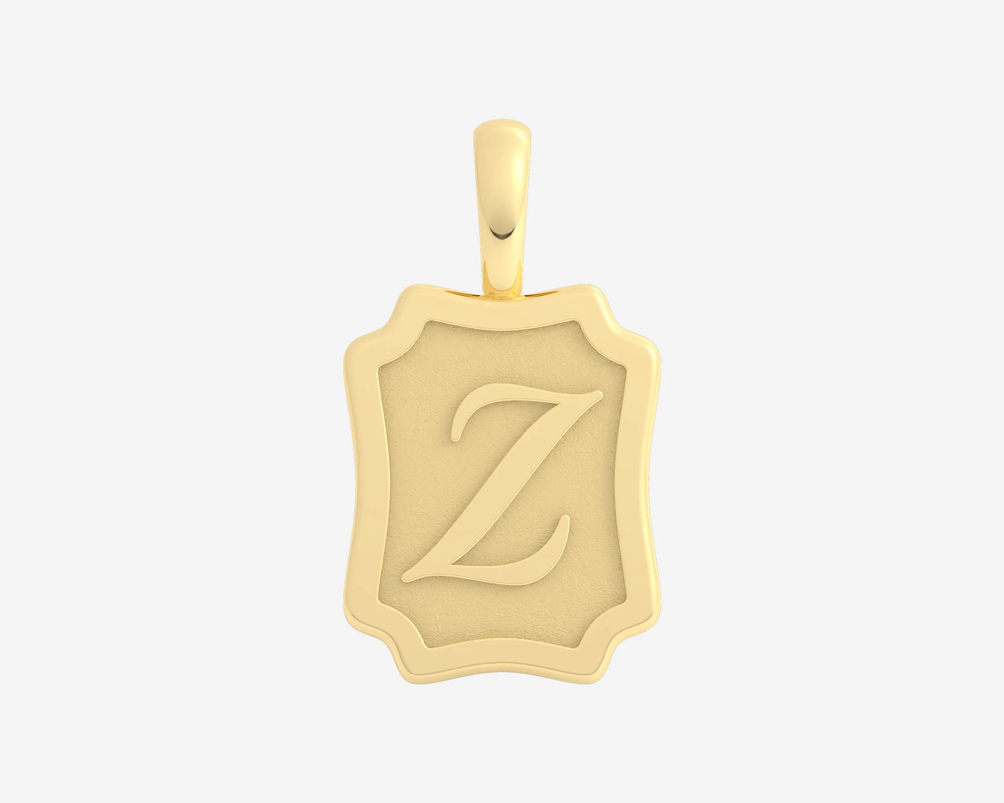 The Large Portrait Initial Pendant - Image 75