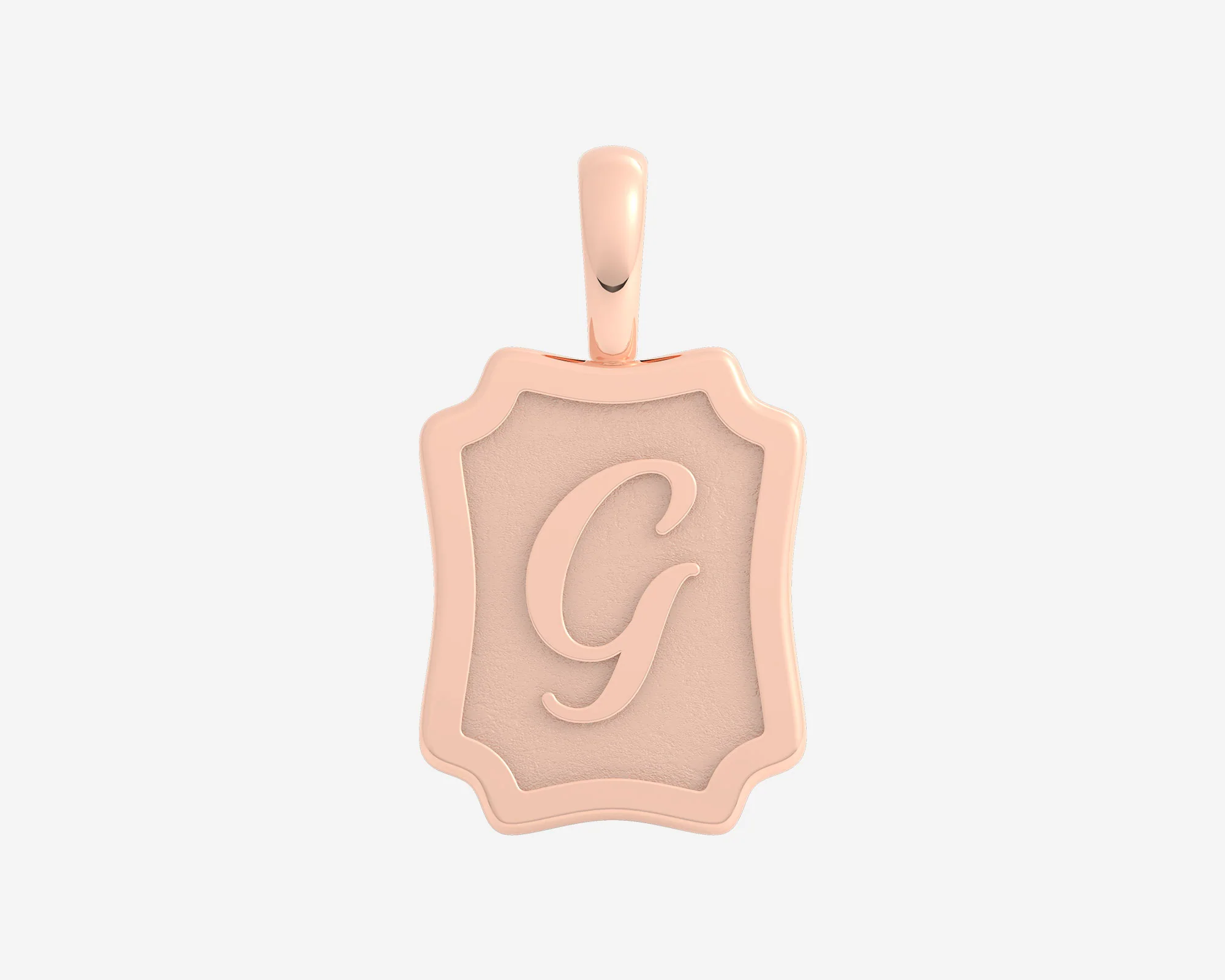 The Large Portrait Initial Pendant - Image 76