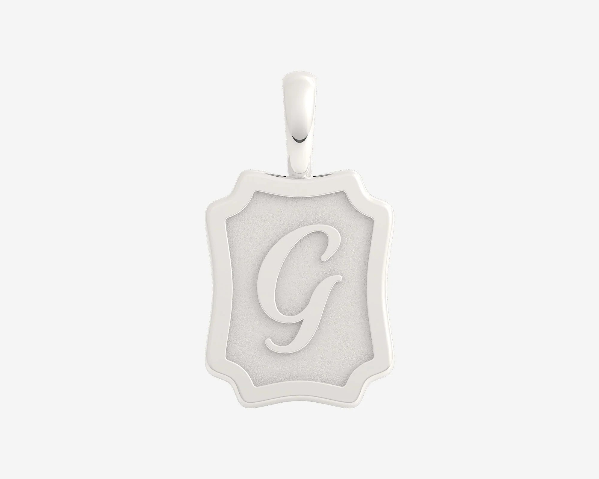 The Large Portrait Initial Pendant - Image 77