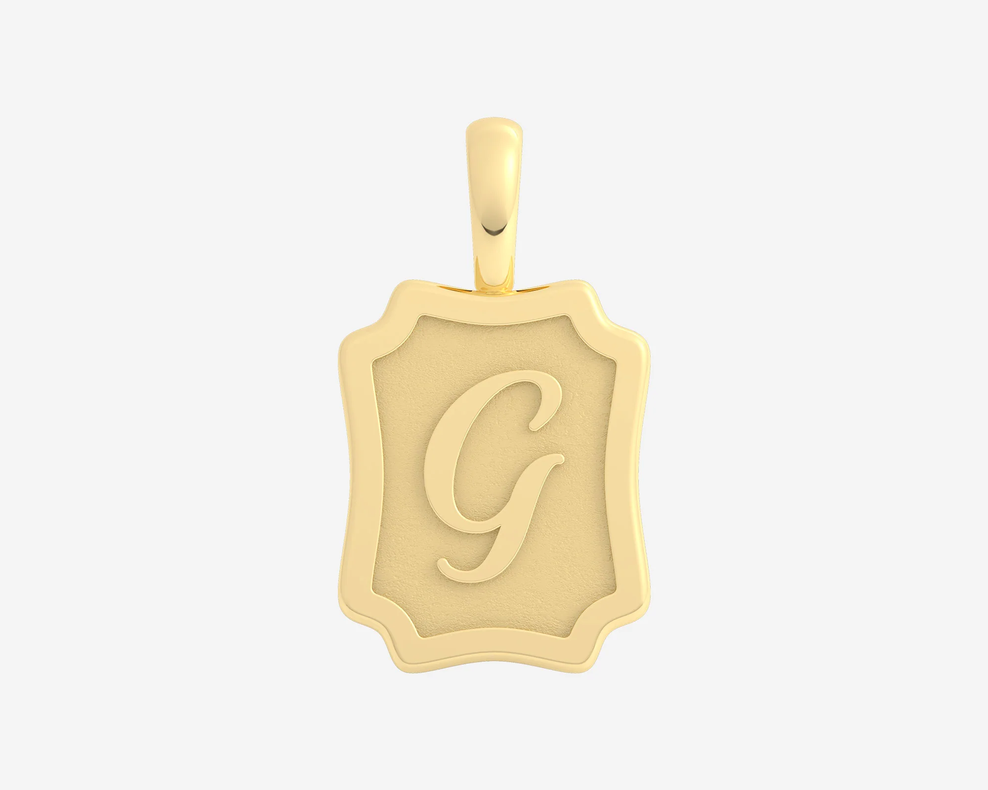 The Large Portrait Initial Pendant - Image 78
