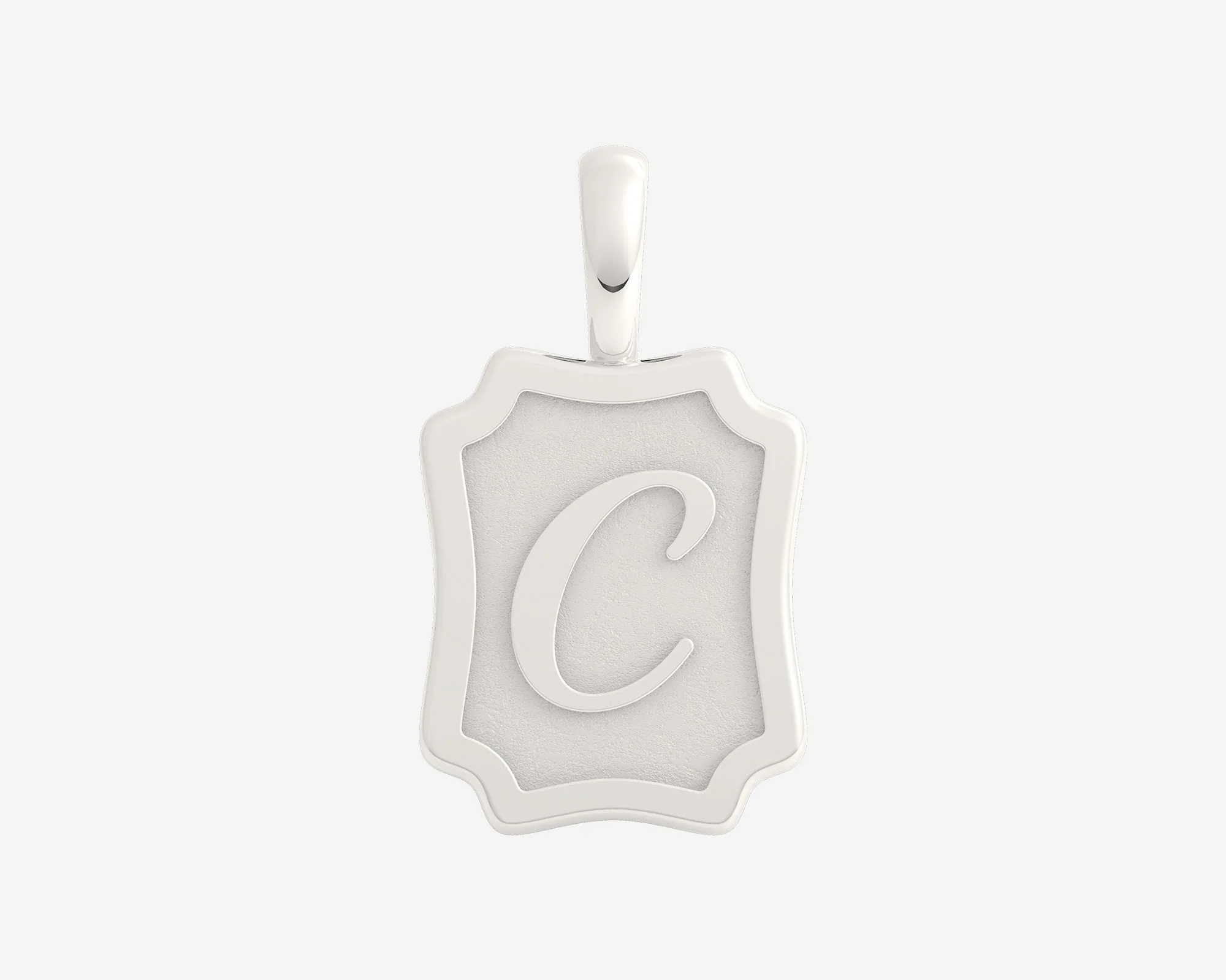 The Large Portrait Initial Pendant - Image 8