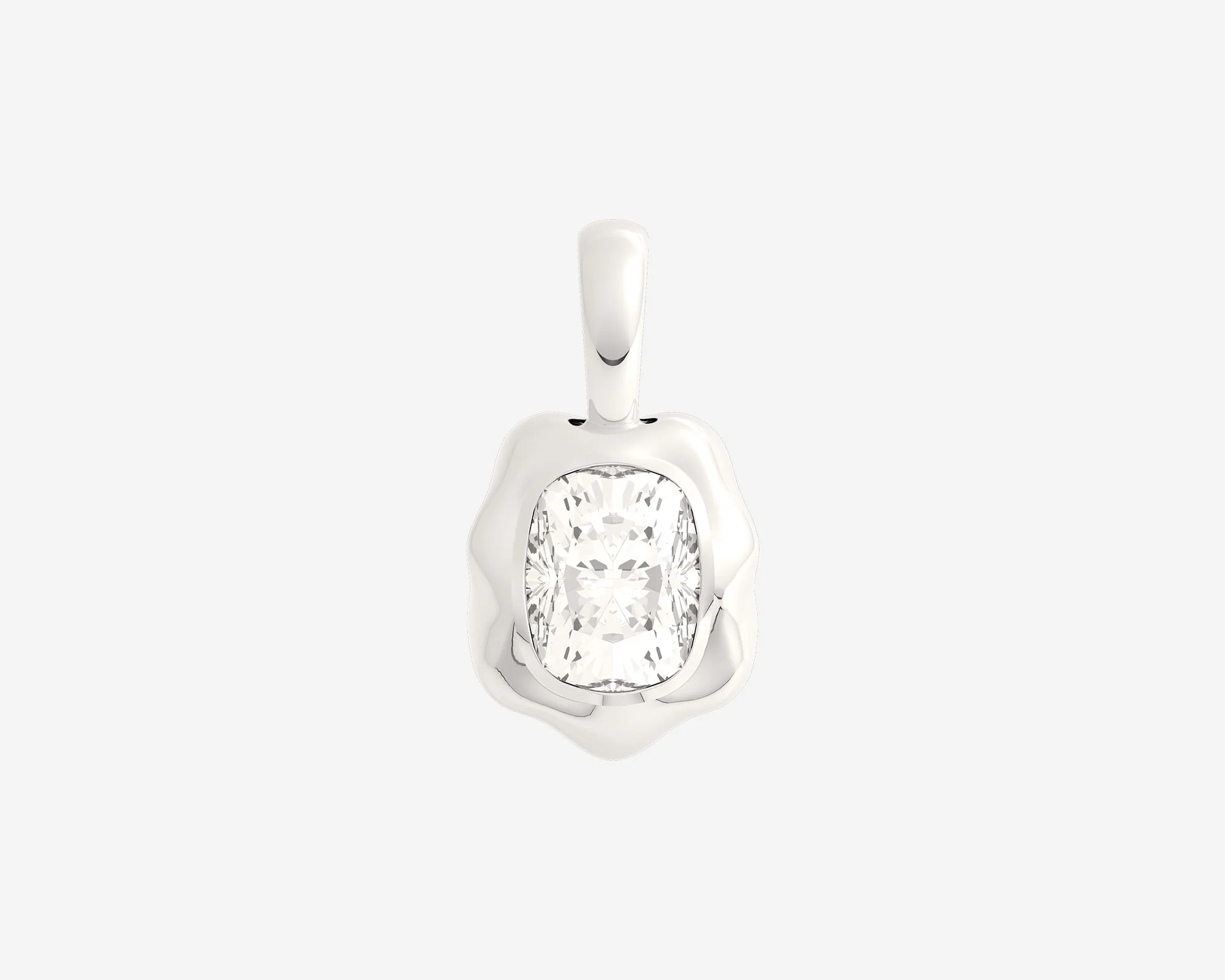 The Legacy Diamond Pendant — Elongated Cushion - Image 3