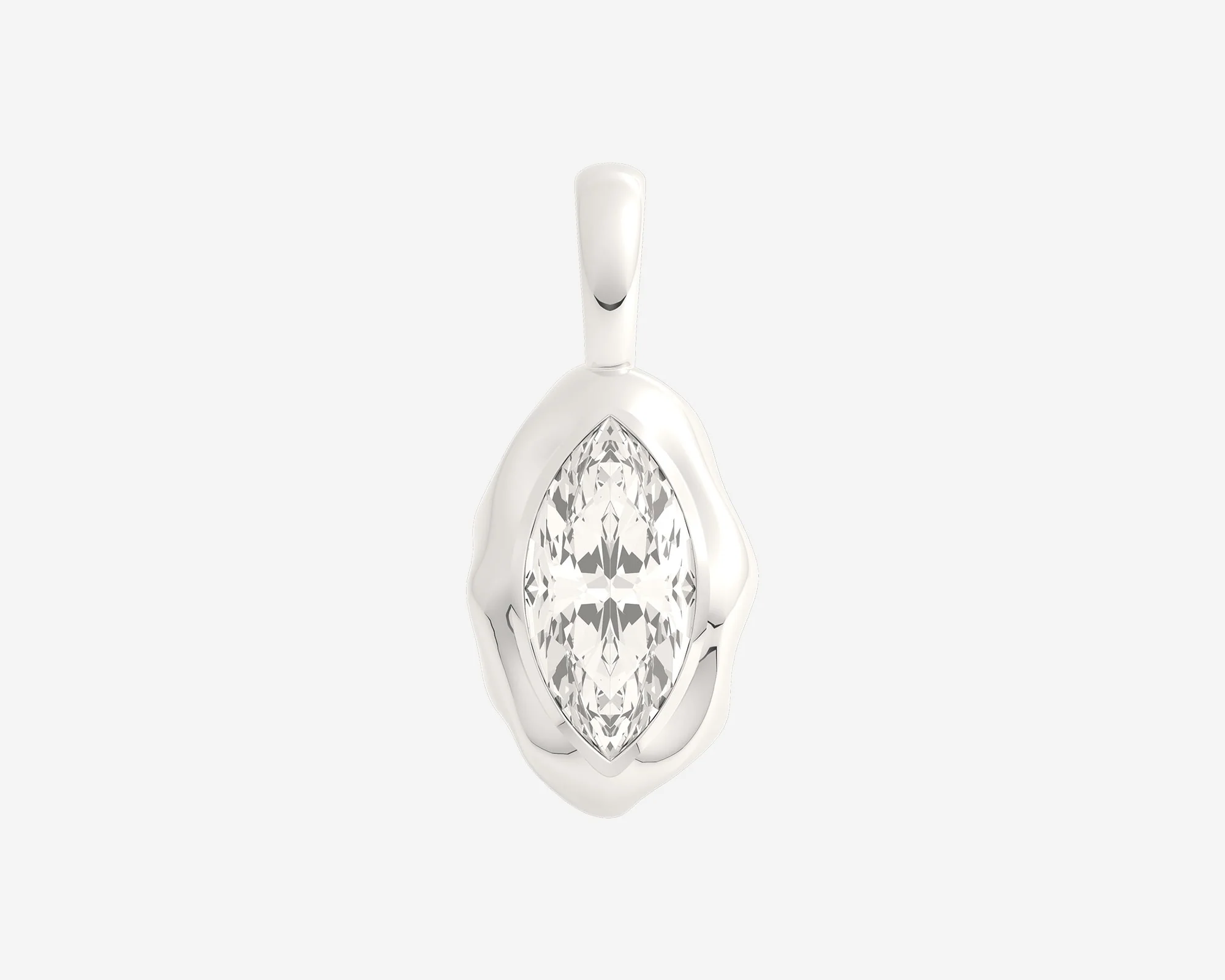The Legacy Diamond Pendant — Marquise - Image 3