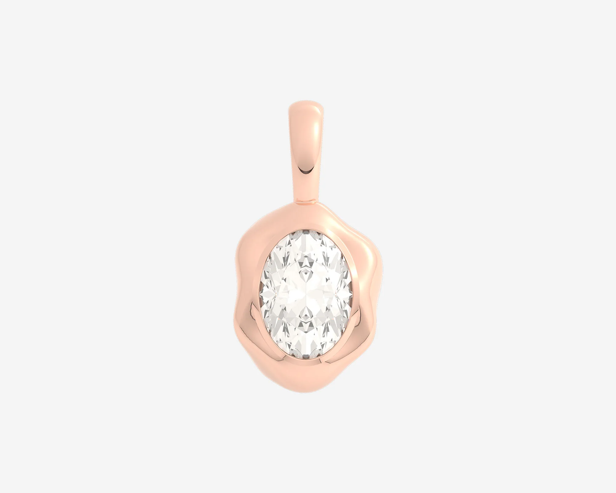 The Legacy Diamond Pendant — Oval - Image 3