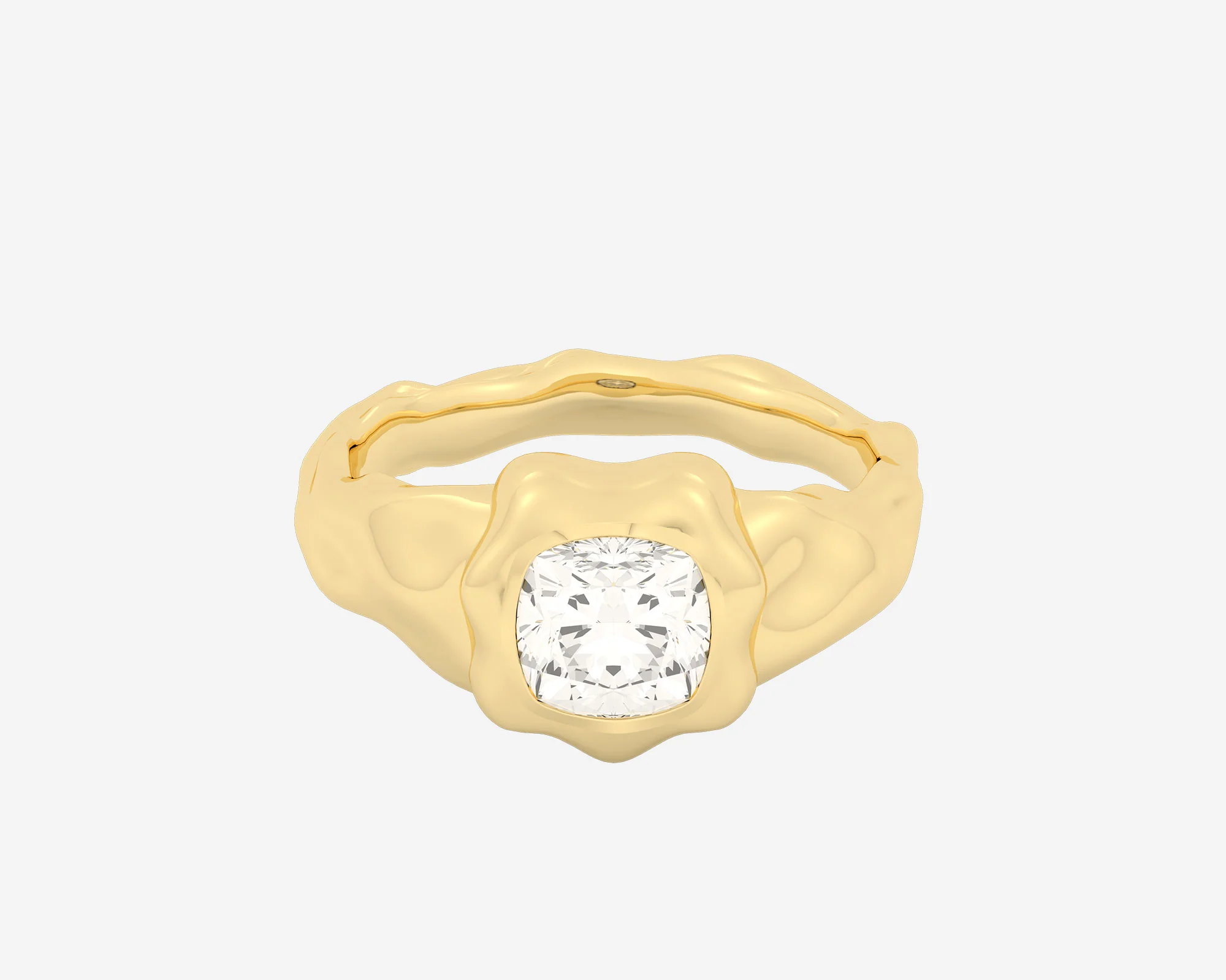 The Legacy Diamond Signet — Cushion