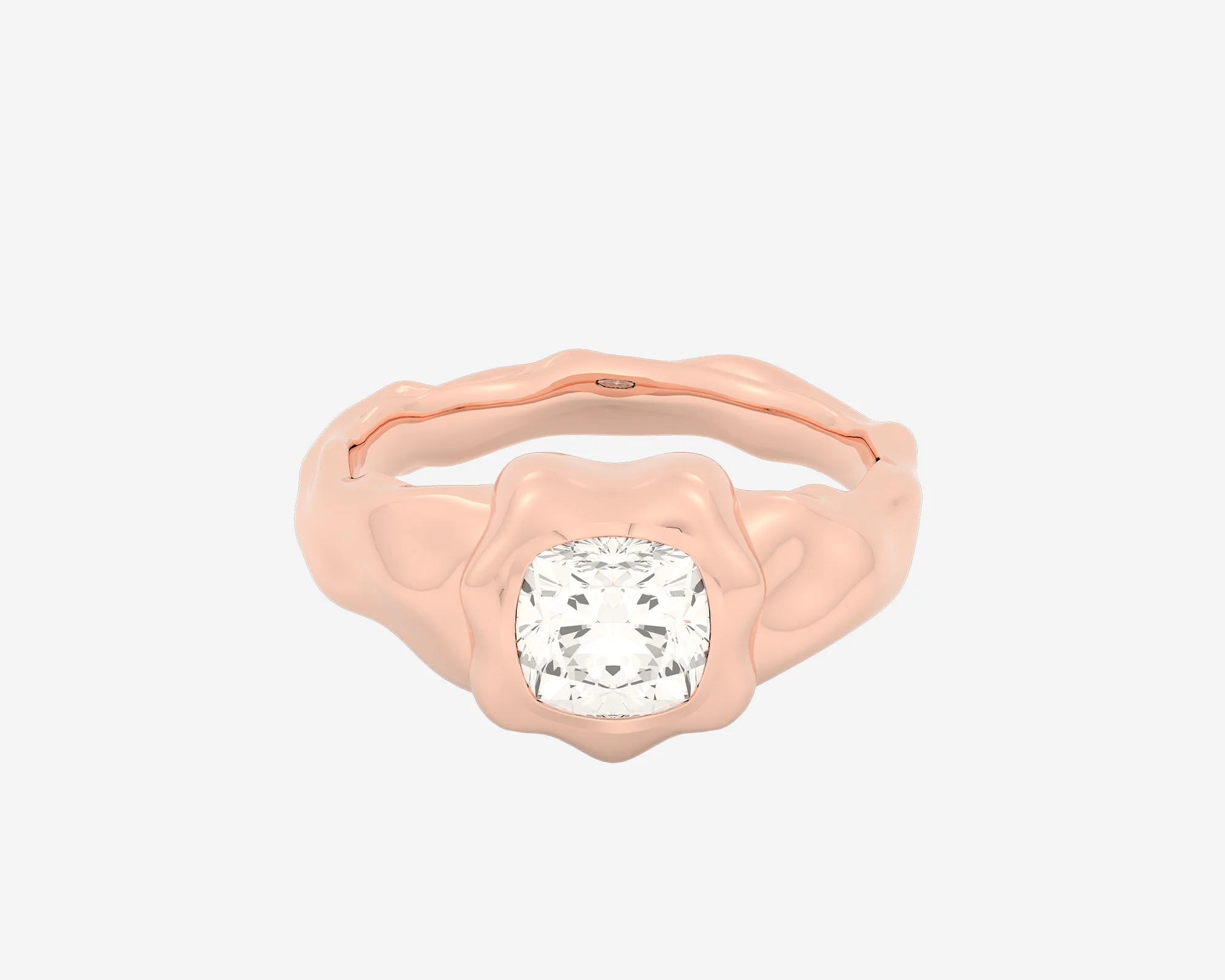 The Legacy Diamond Signet — Cushion - Image 3