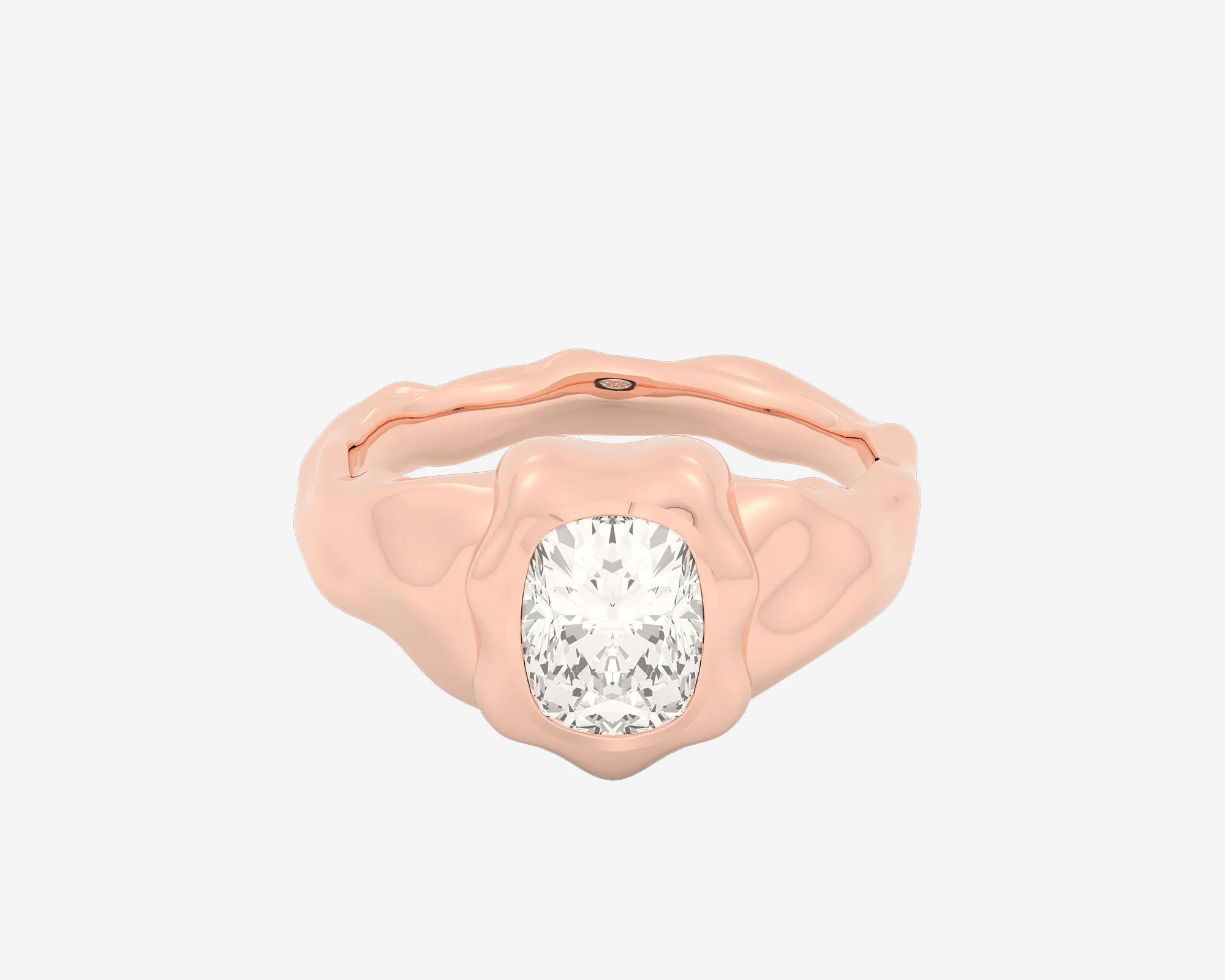 The Legacy Diamond Signet — Elongated Cushion - Image 3