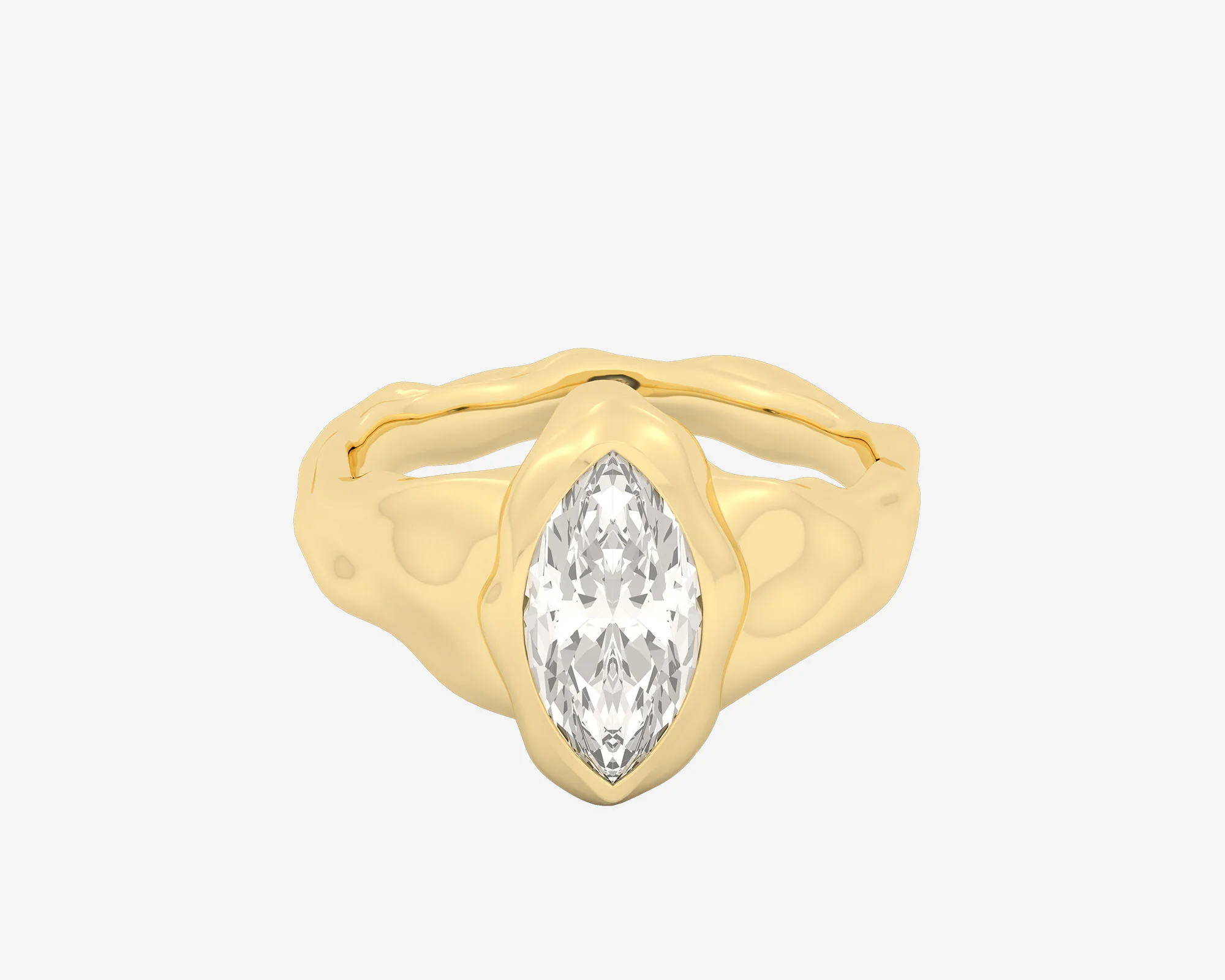 The Legacy Diamond Signet — Marquise