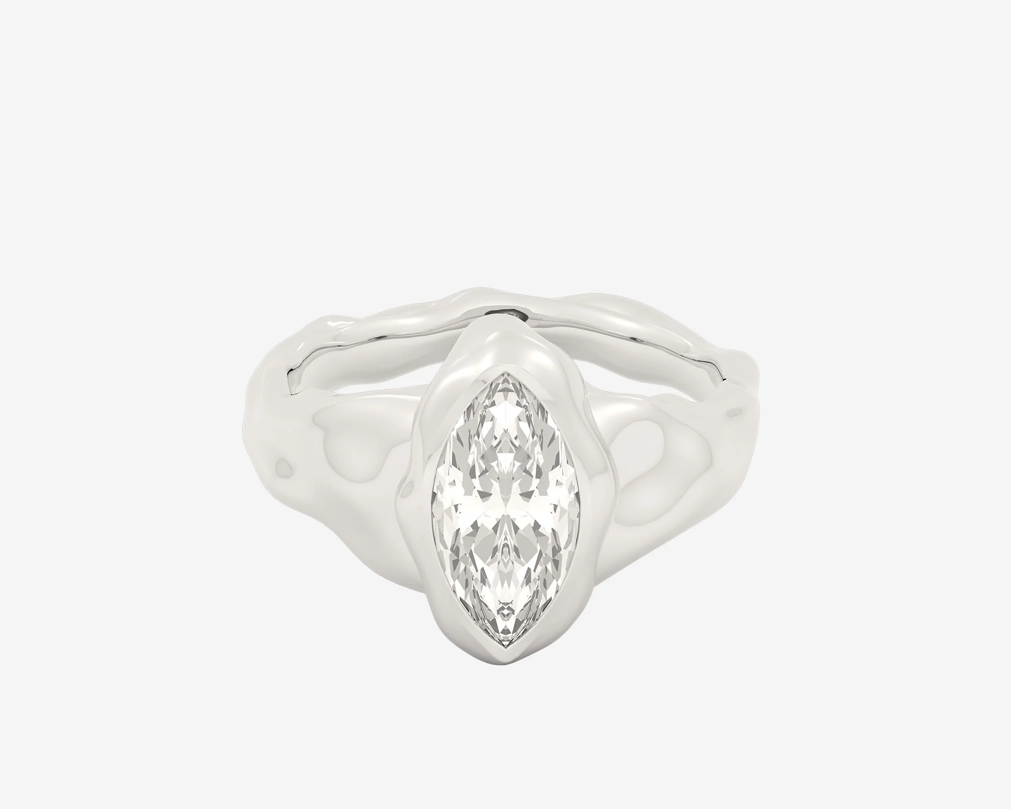 The Legacy Diamond Signet — Marquise - Image 2