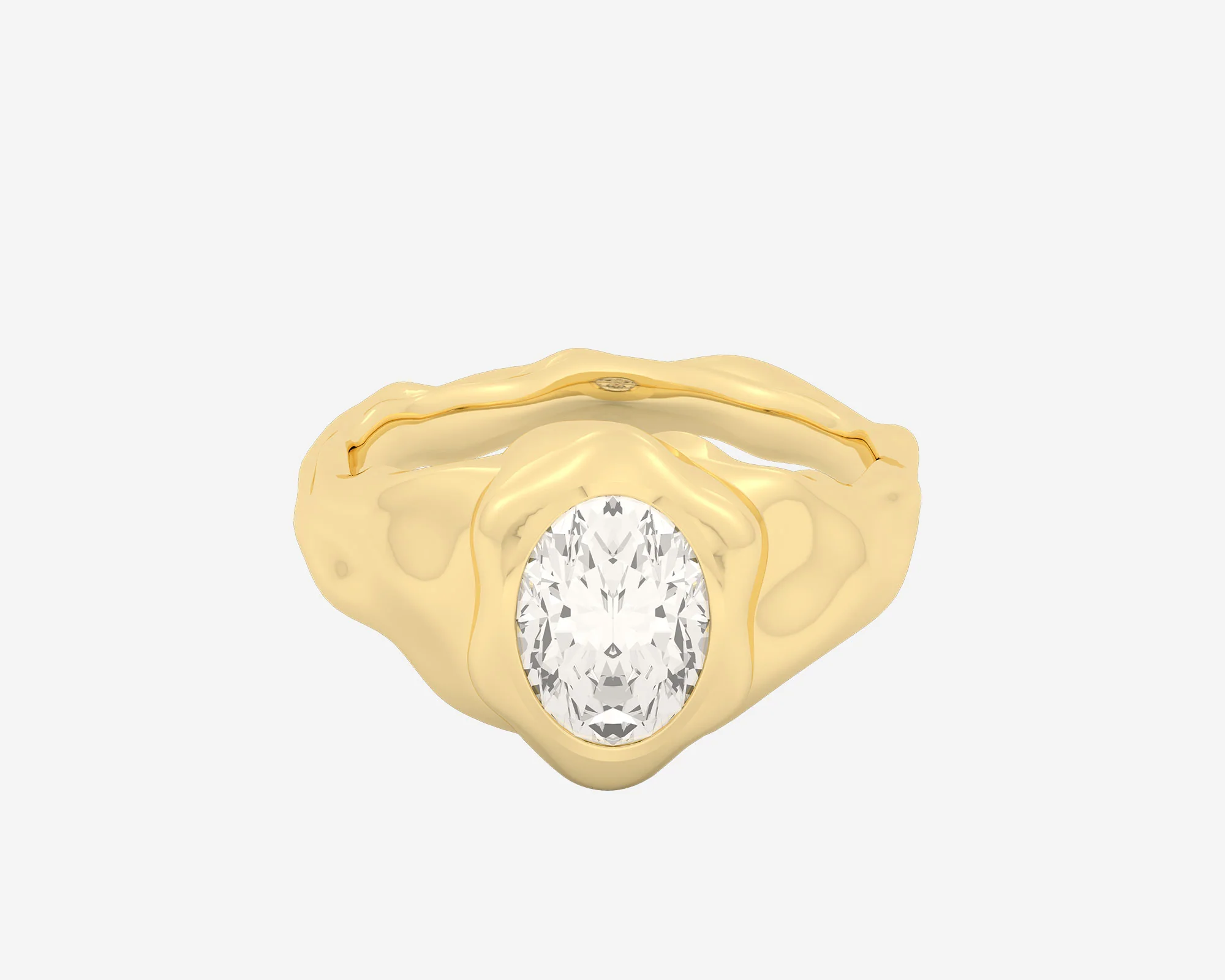 The Legacy Diamond Signet — Oval