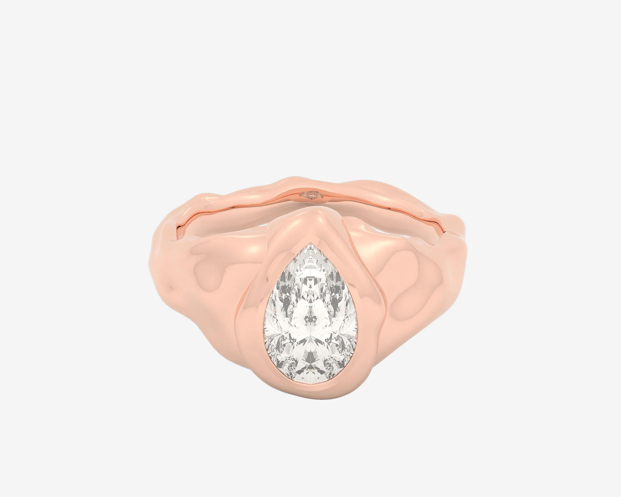 The Legacy Diamond Signet — Pear - Image 3