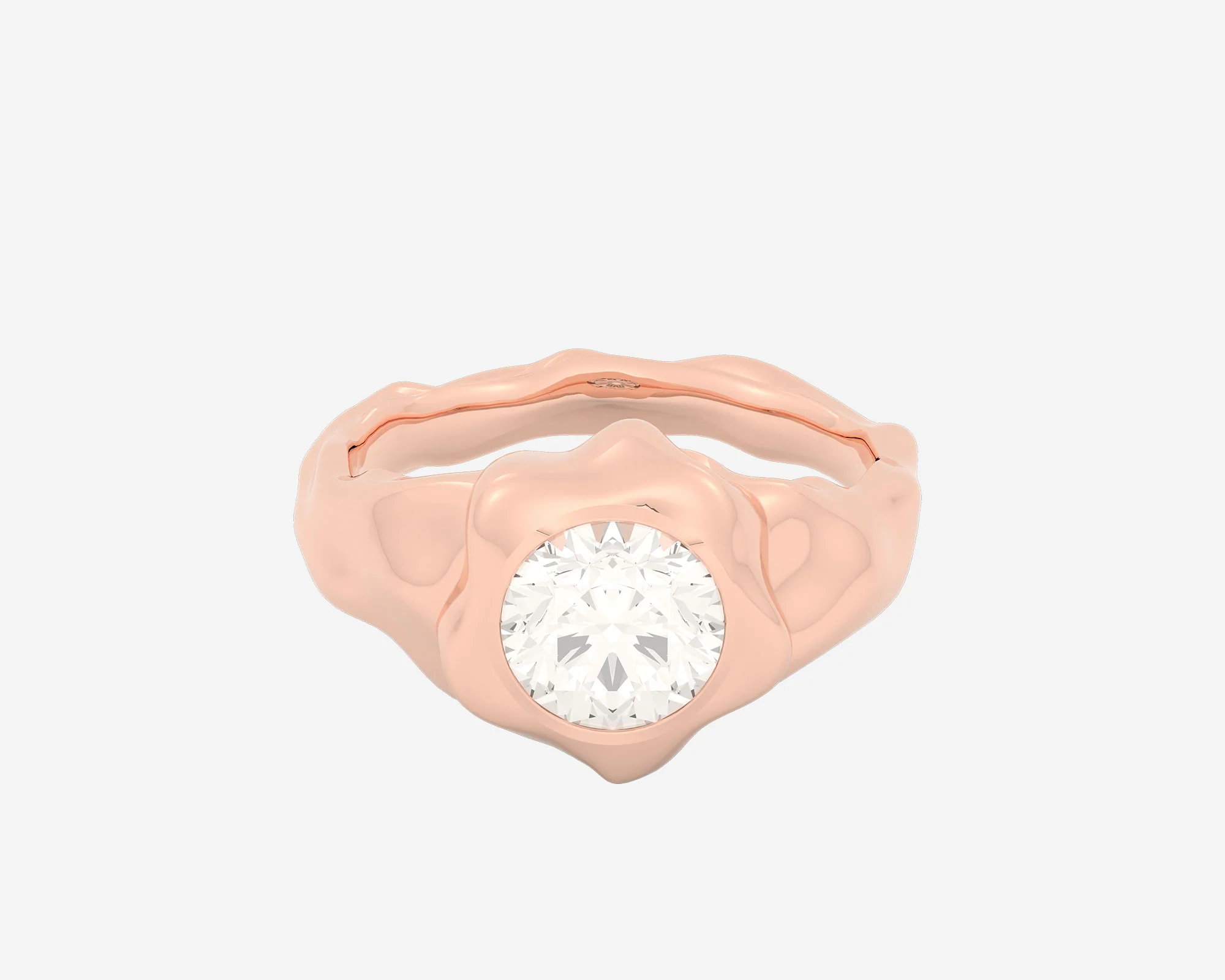 The Legacy Diamond Signet — Round - Image 3