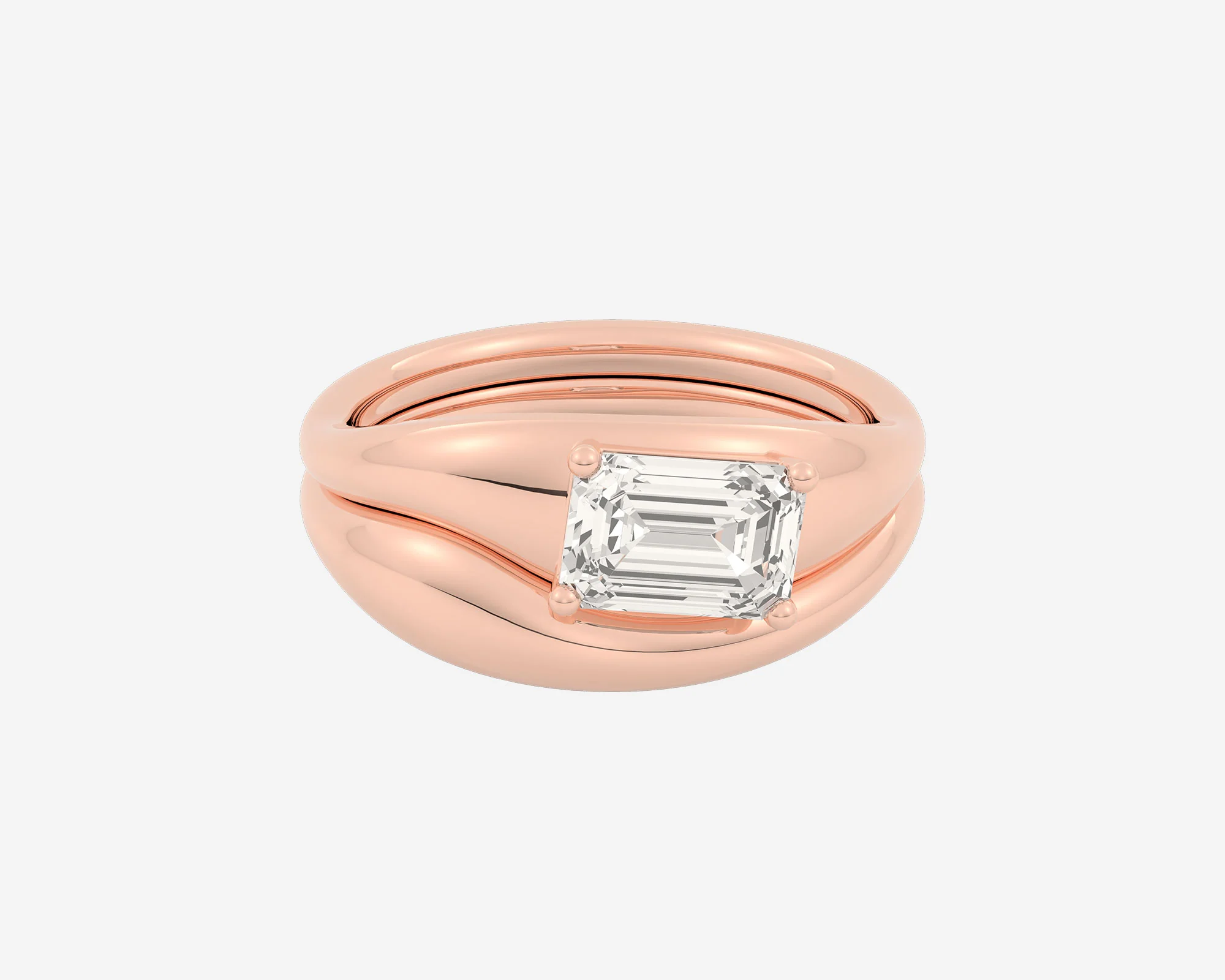 The Melt Solitaire Set — Emerald - Image 3