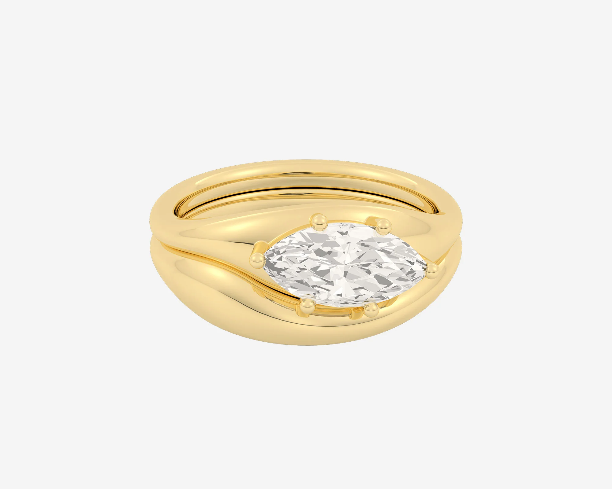 The Melt Solitaire Set — Marquise