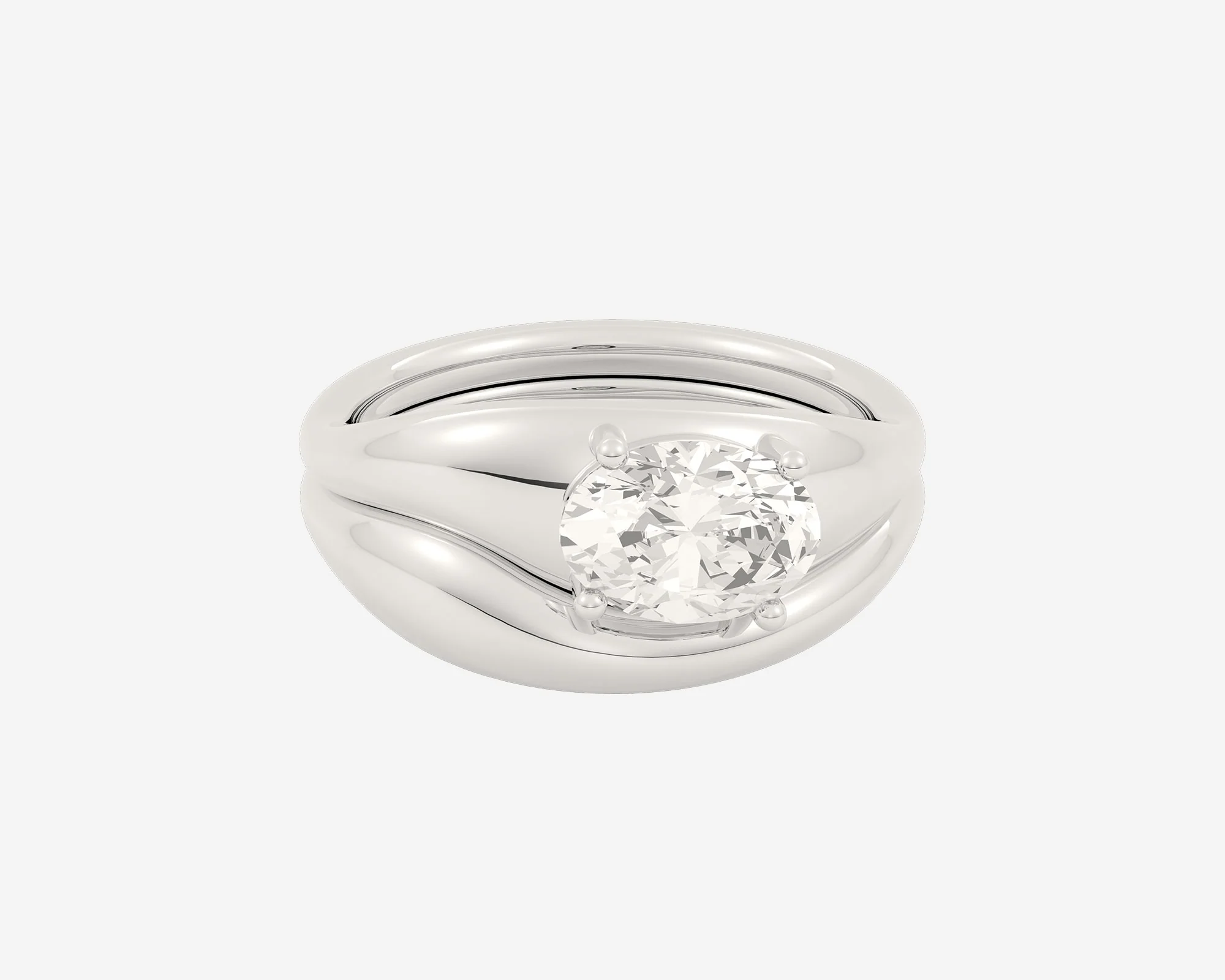 The Melt Solitaire Set — Oval - Image 2