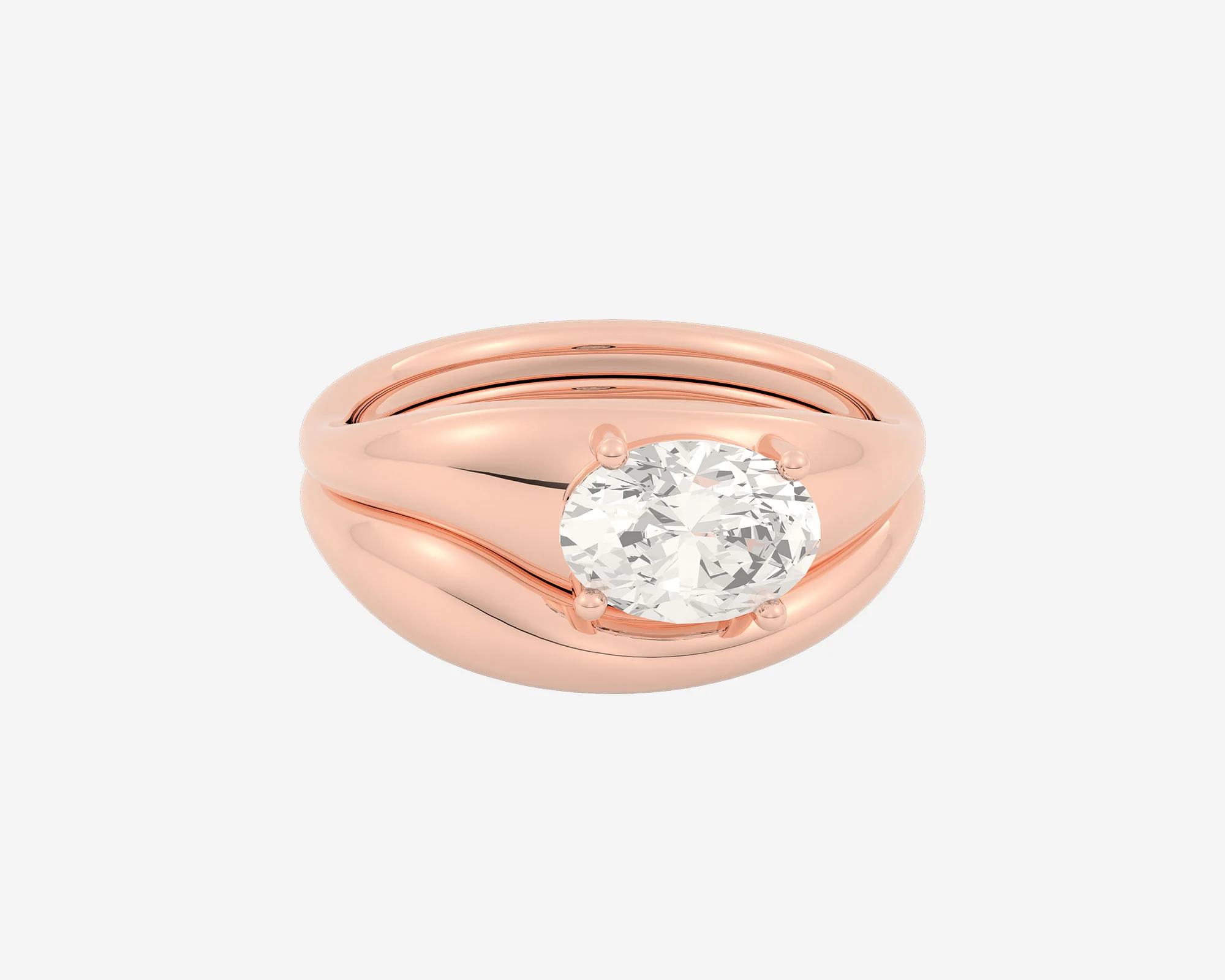The Melt Solitaire Set — Oval - Image 3
