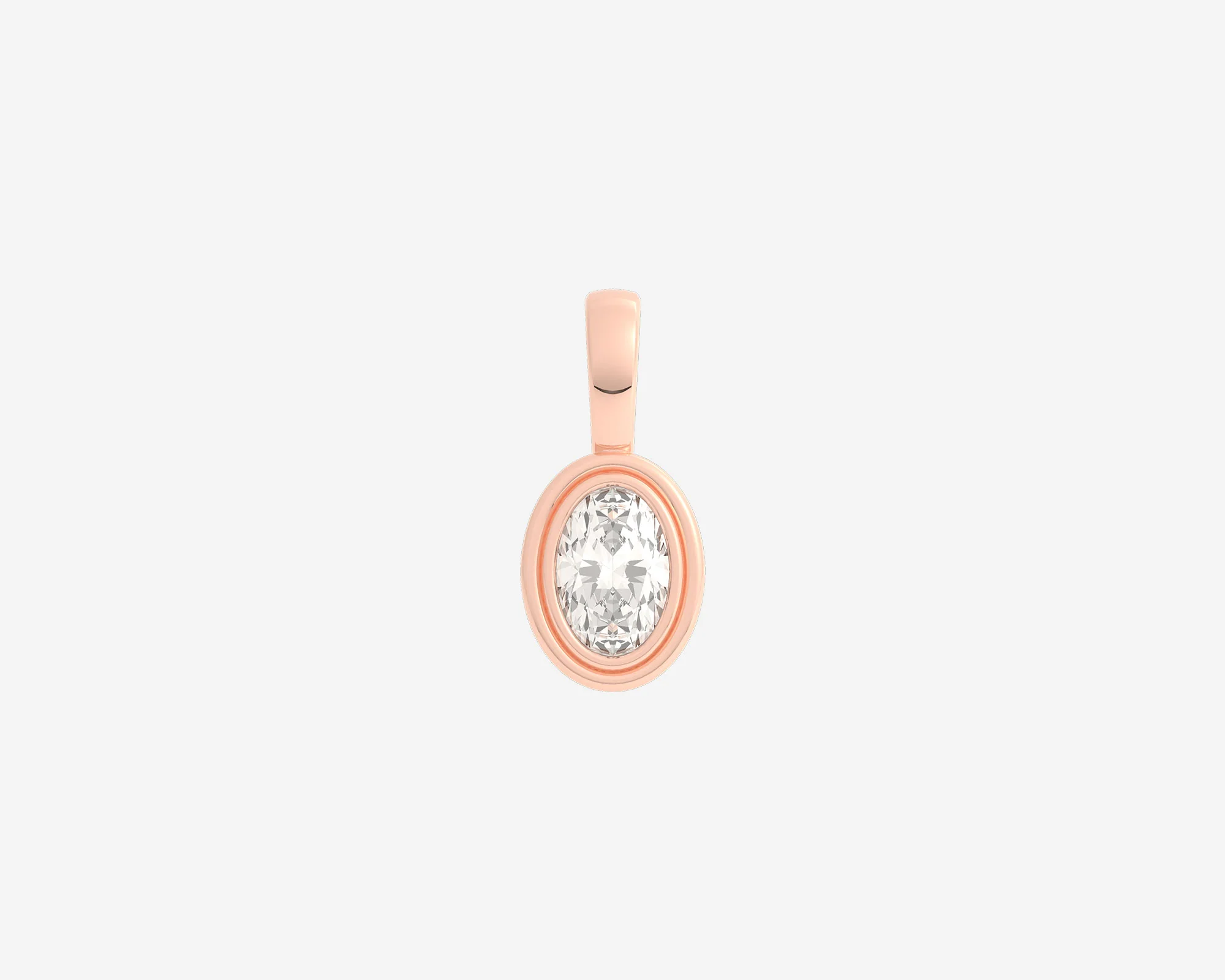 The Oval Bezel Pendant - Image 3