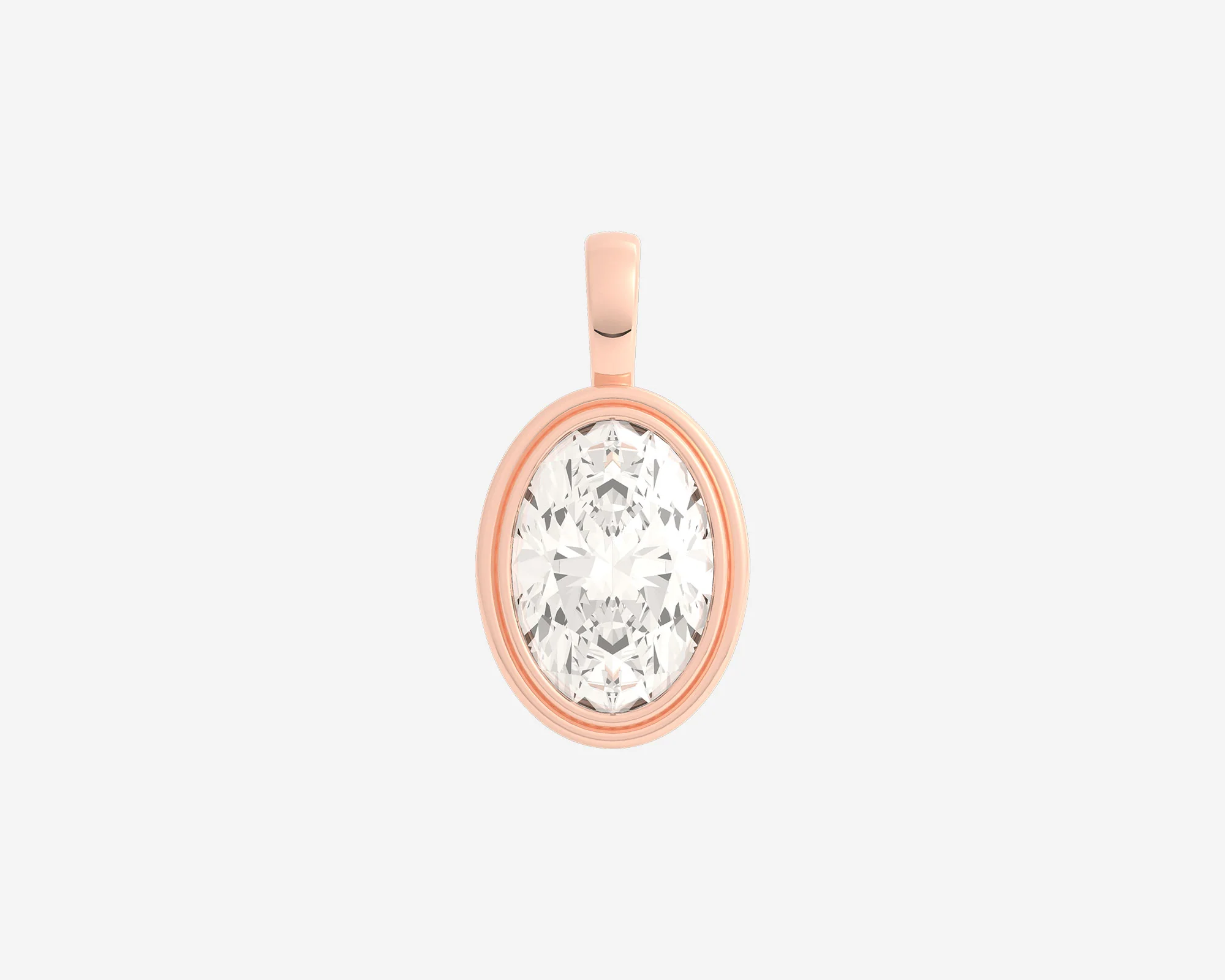 The Oval Bezel Pendant - Image 9