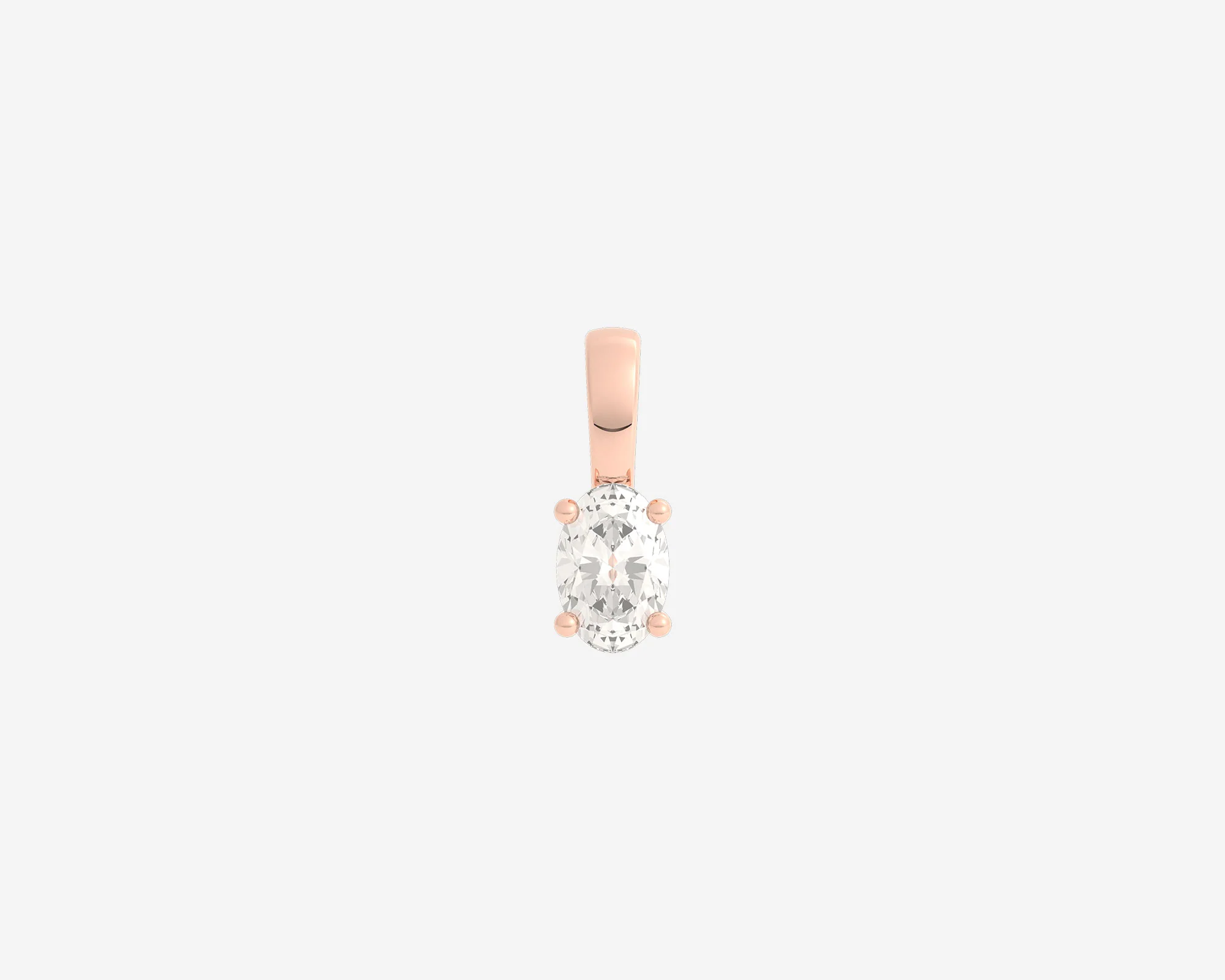 The Oval Diamond Pendant - Image 3