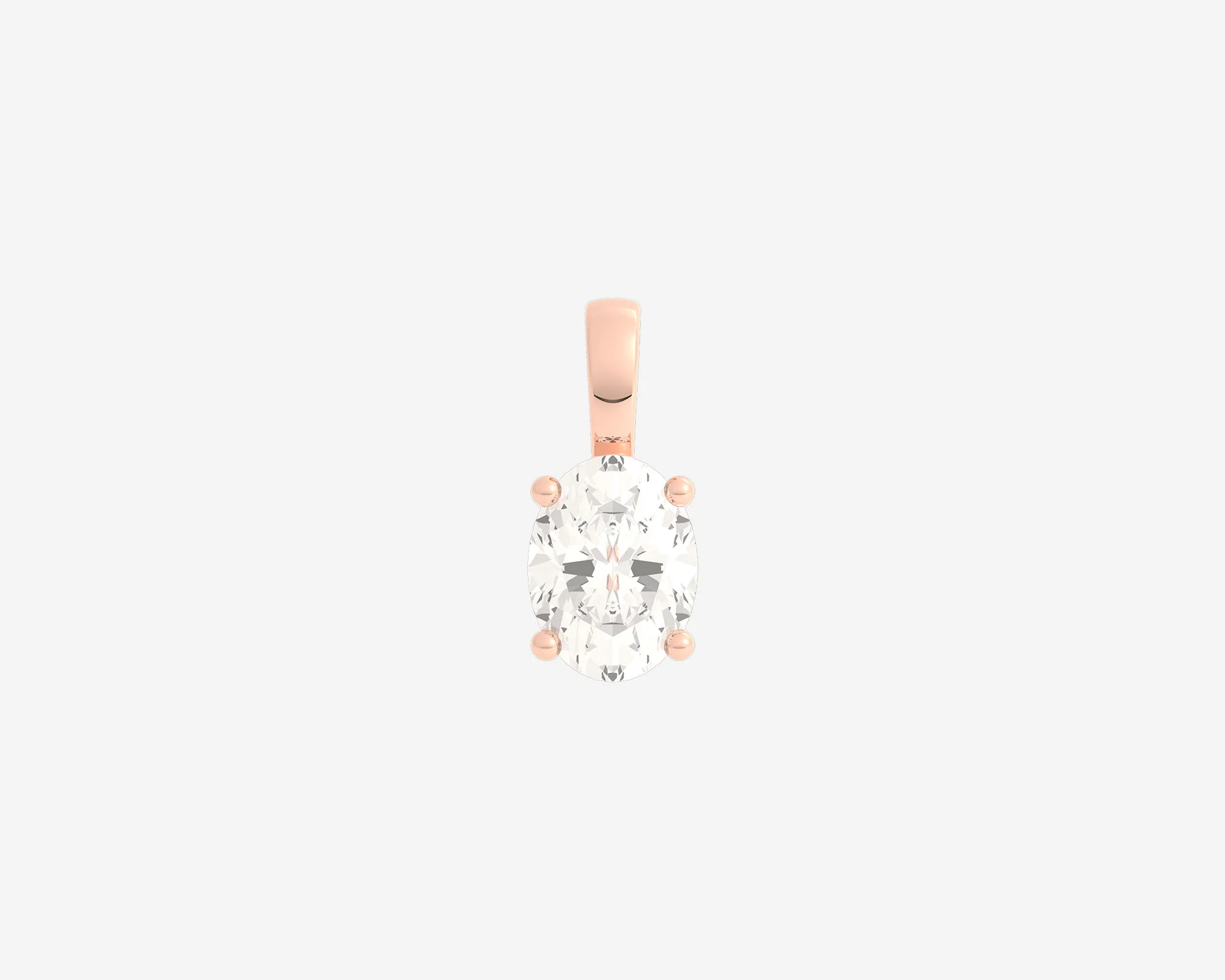 The Oval Diamond Pendant - Image 6