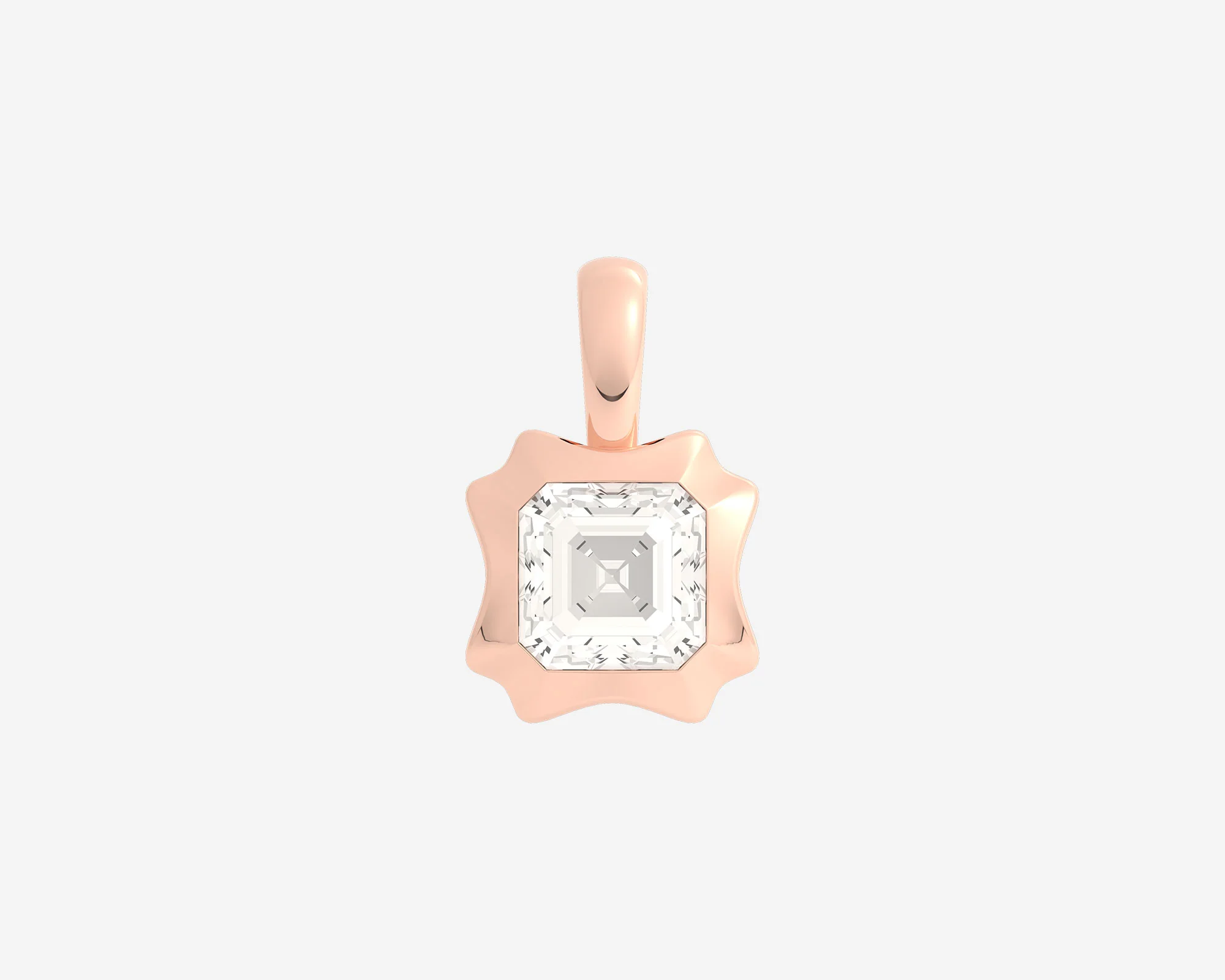 The Portrait Diamond Pendant — Asscher - Image 3