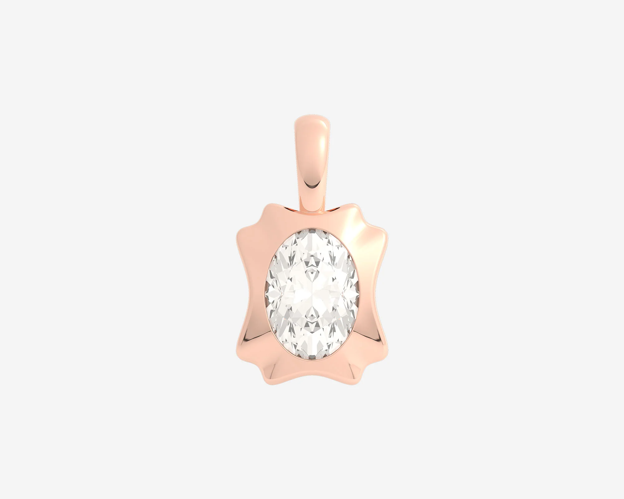 The Portrait Diamond Pendant — Oval - Image 3