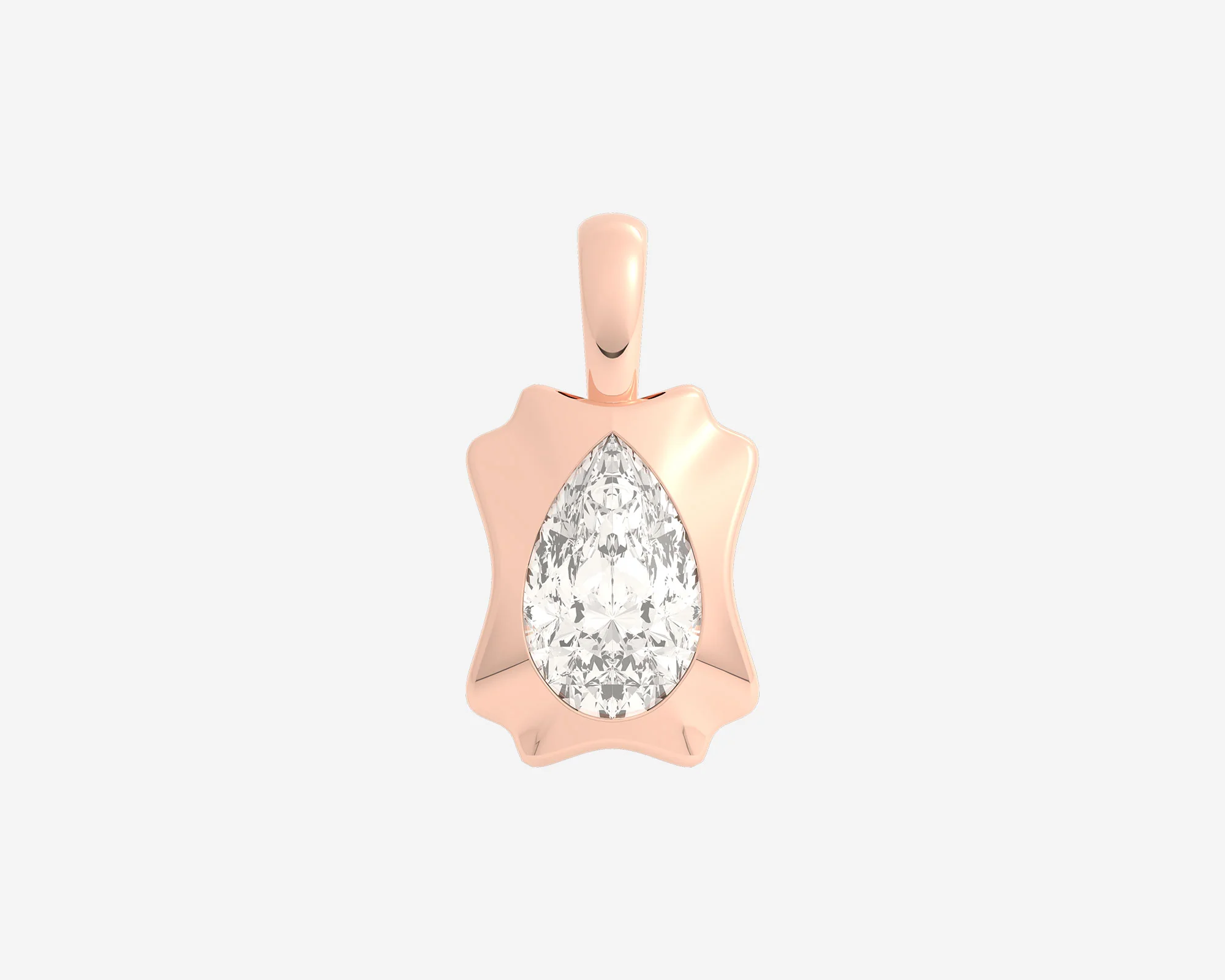 The Portrait Diamond Pendant — Pear - Image 3