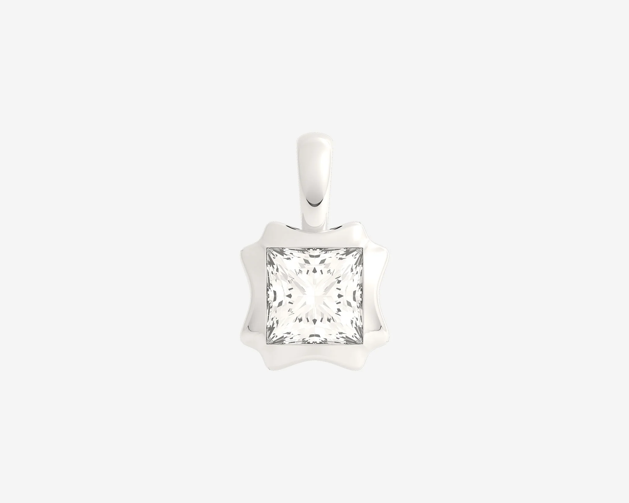 The Portrait Diamond Pendant β Princess - Image 2