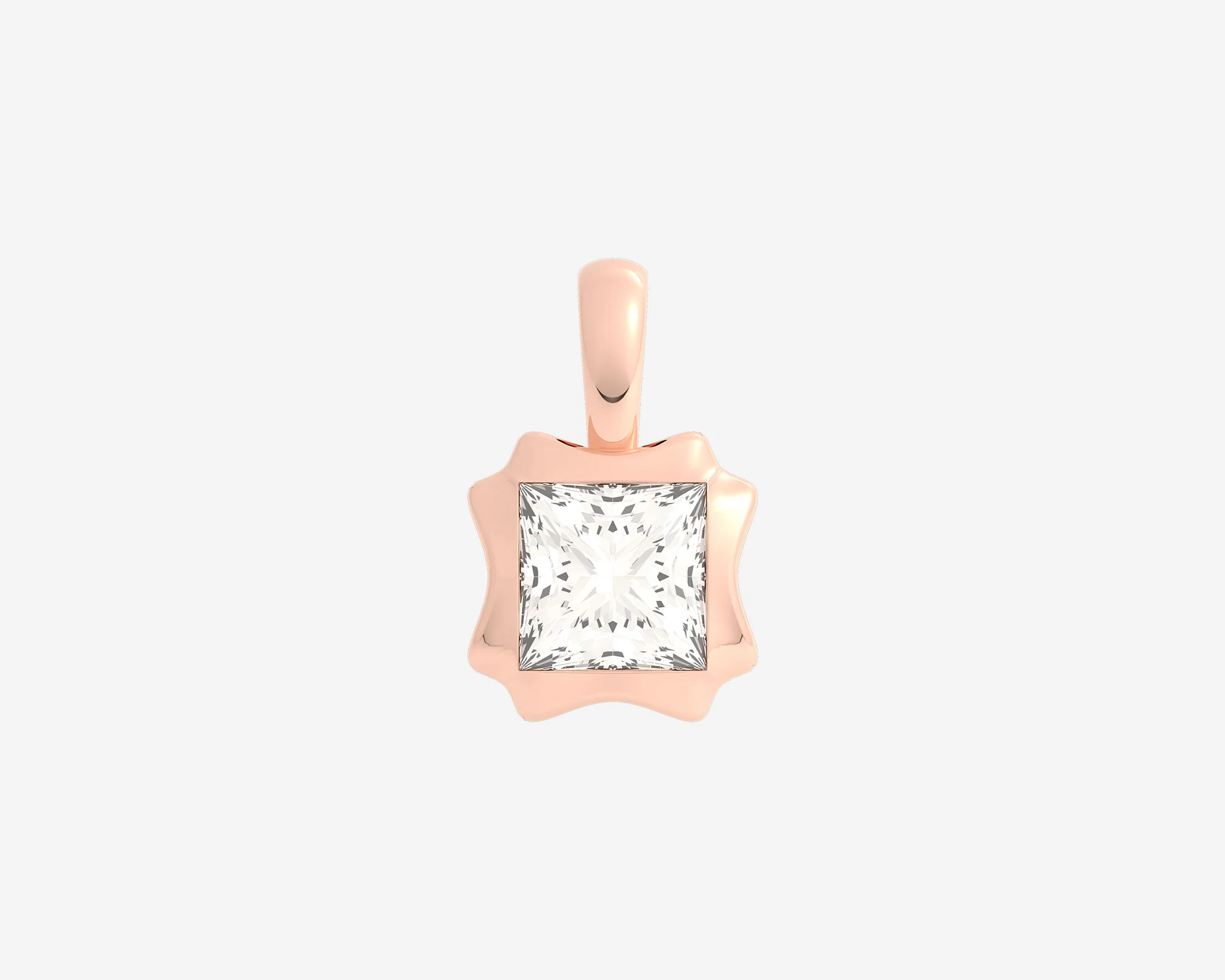 The Portrait Diamond Pendant β Princess - Image 3