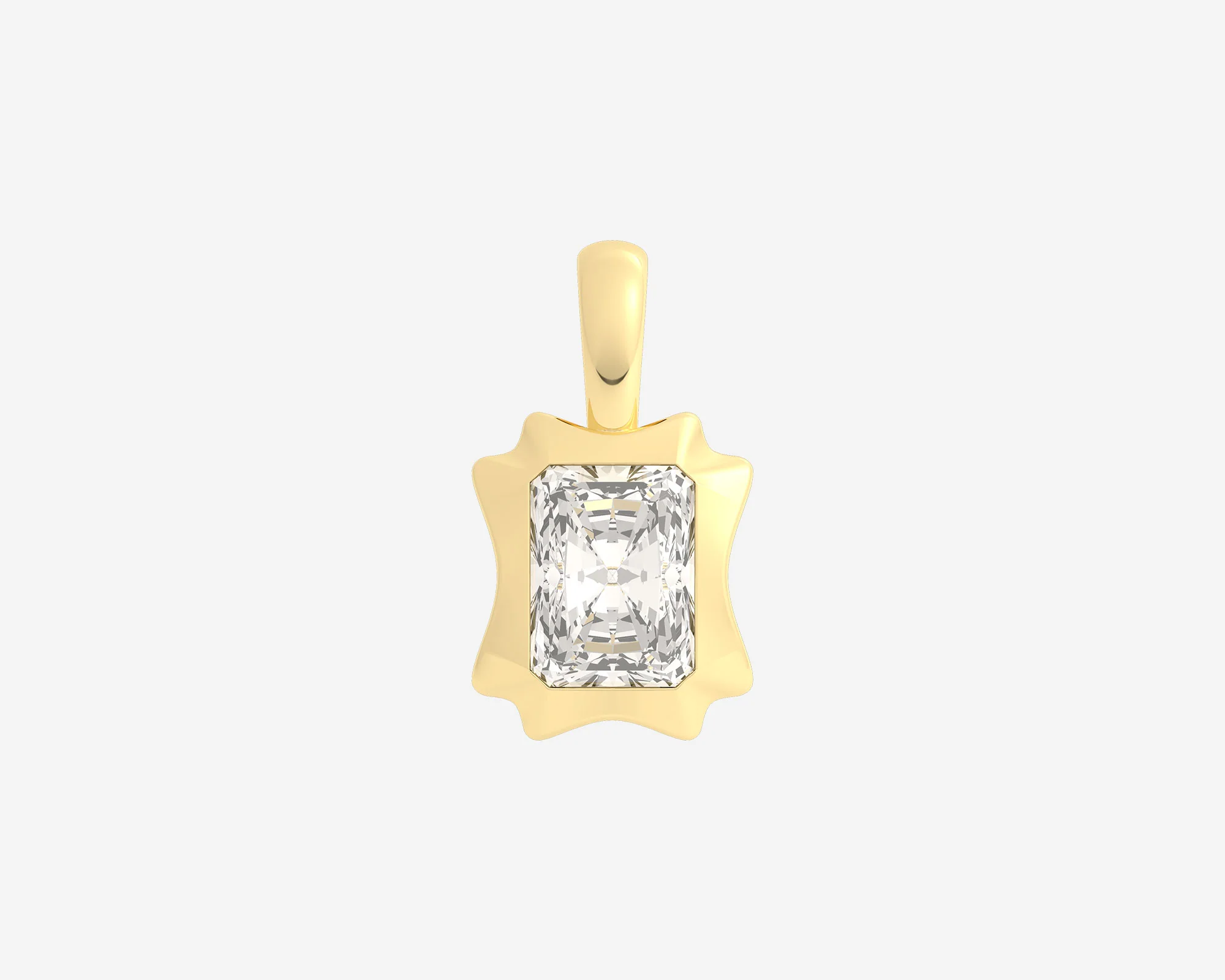 The Portrait Diamond Pendant — Radiant