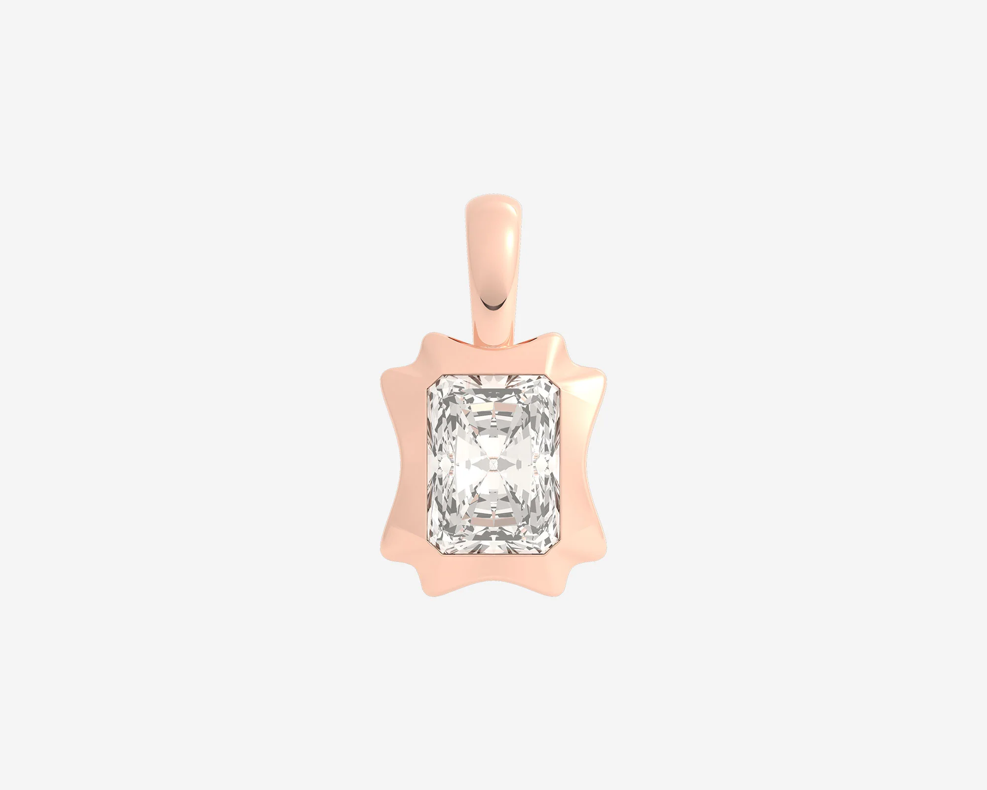 The Portrait Diamond Pendant — Radiant - Image 3