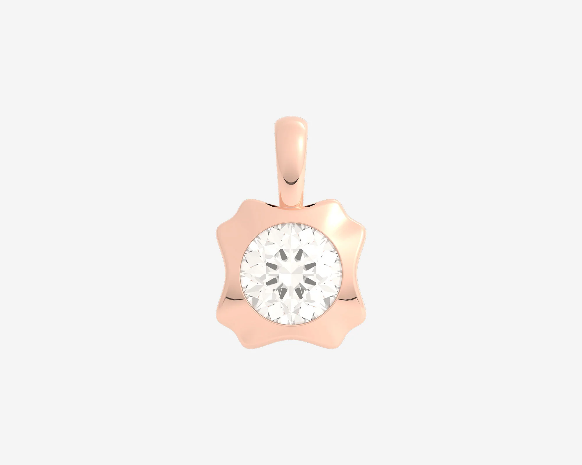 The Portrait Diamond Pendant — Round - Image 3