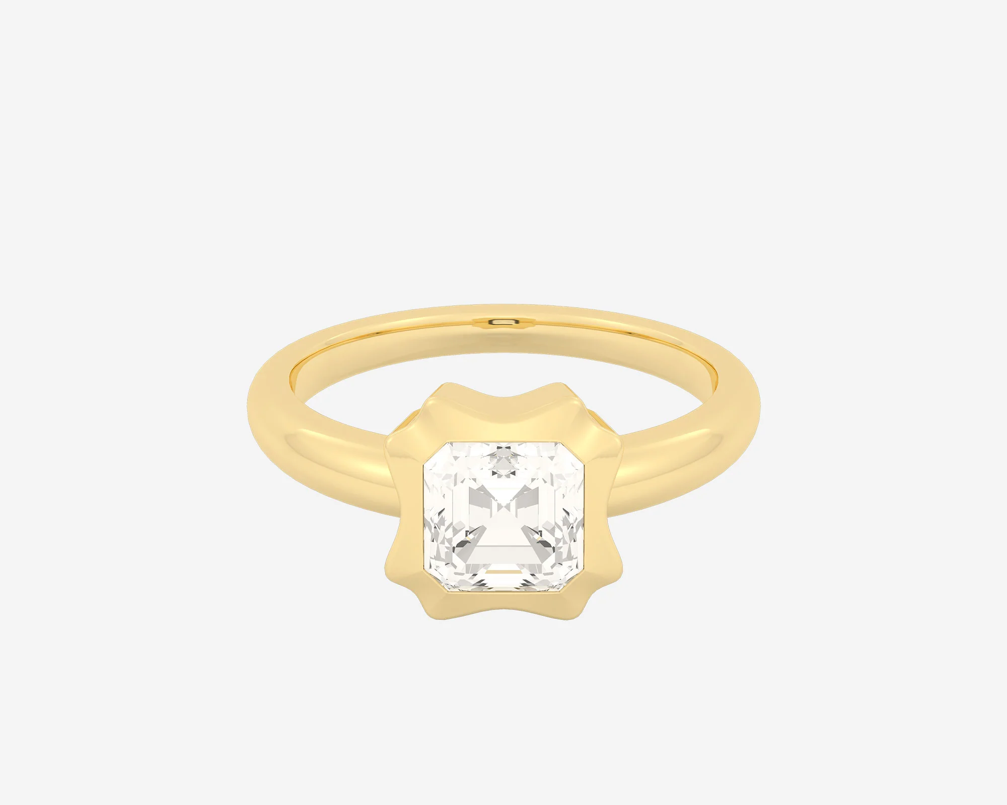 The Portrait Solitaire — Asscher - Image 4