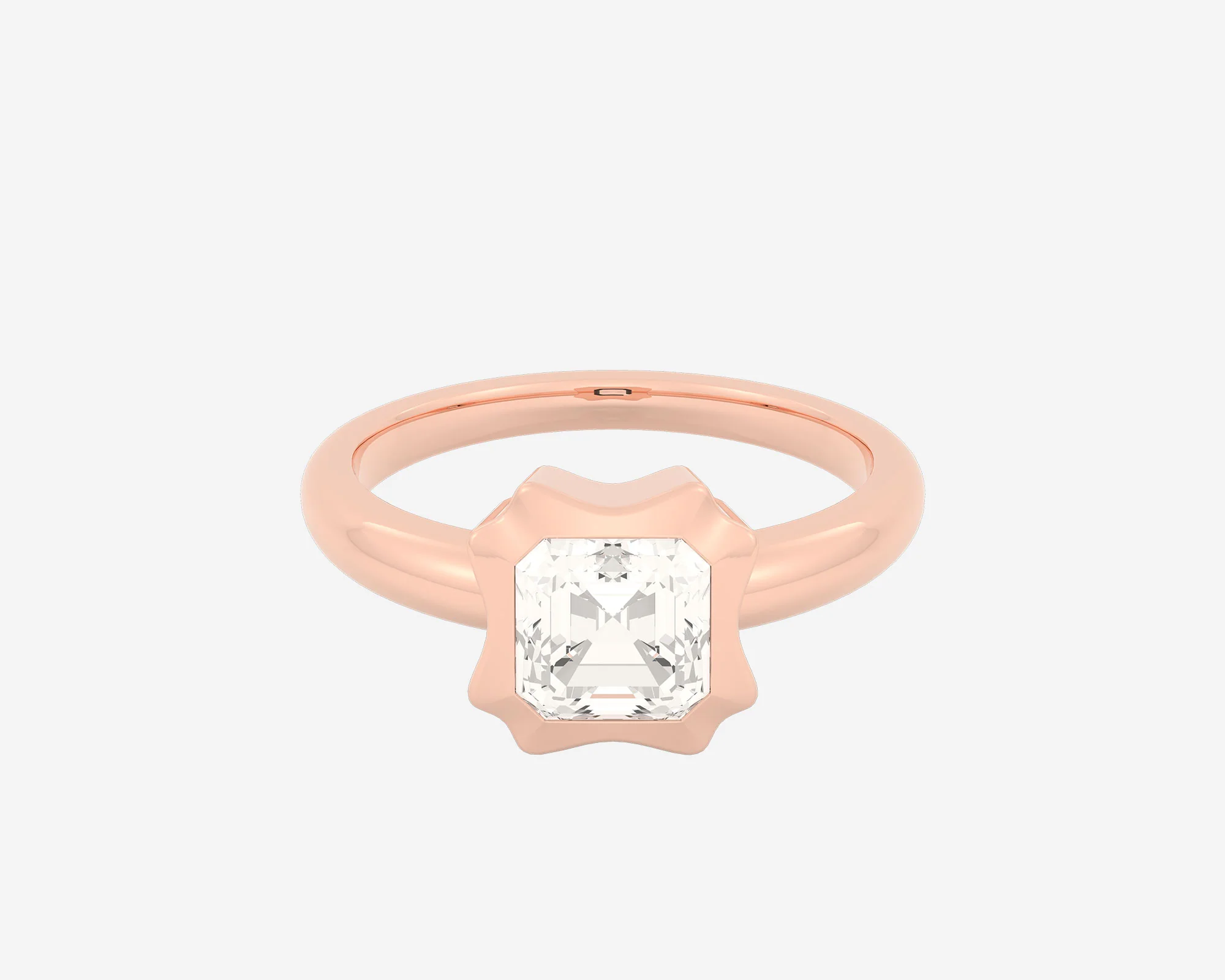 The Portrait Solitaire — Asscher - Image 6