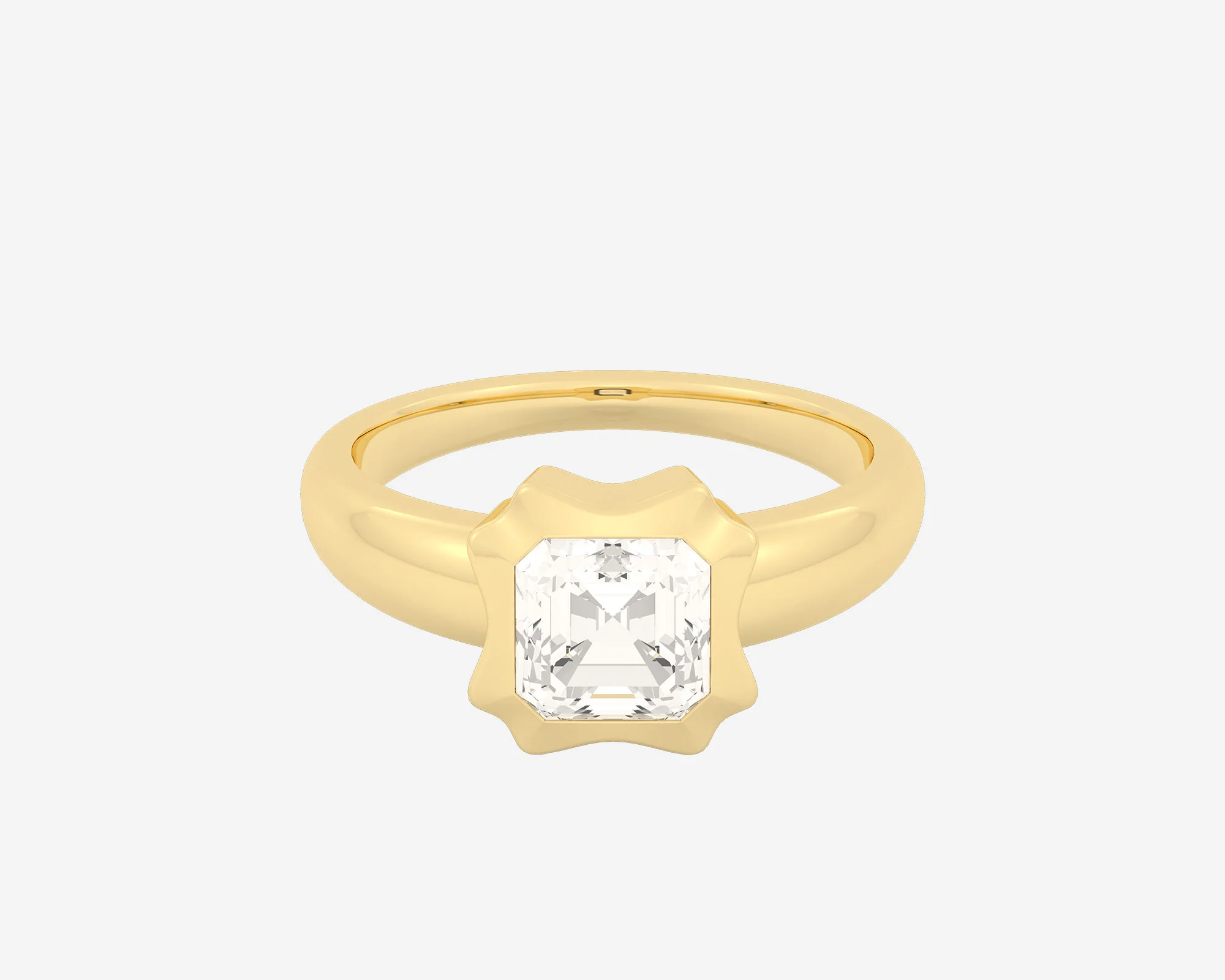 The Portrait Solitaire — Asscher - Image 7