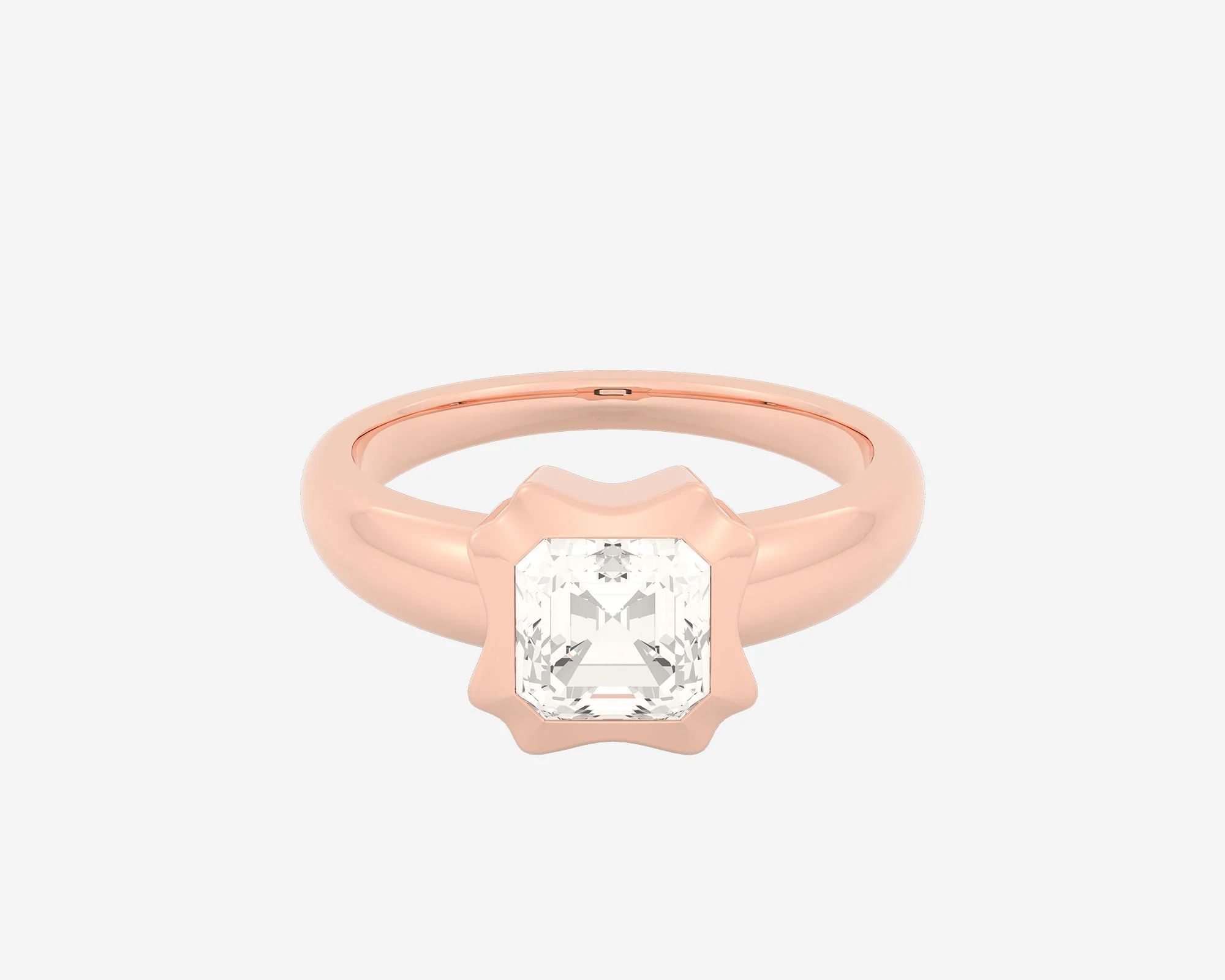 The Portrait Solitaire — Asscher - Image 9