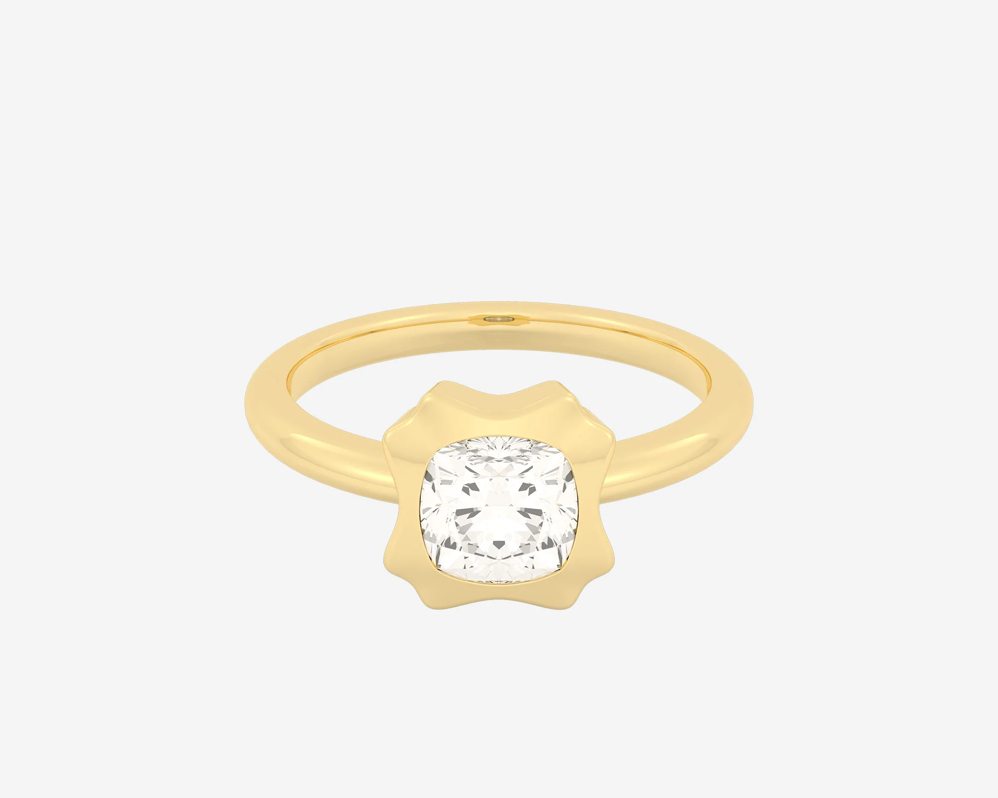 The Portrait Solitaire — Cushion