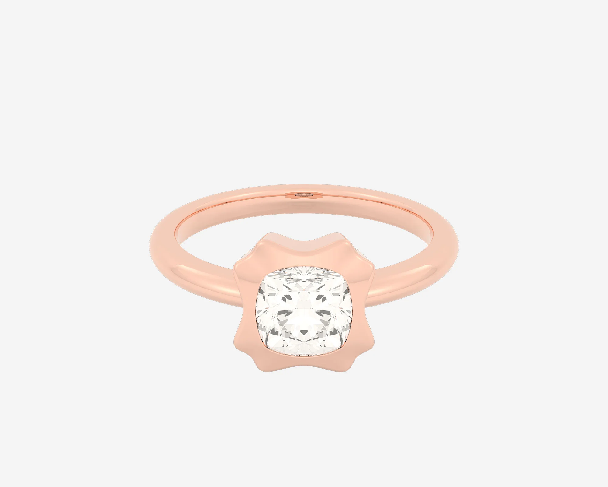 The Portrait Solitaire — Cushion - Image 3