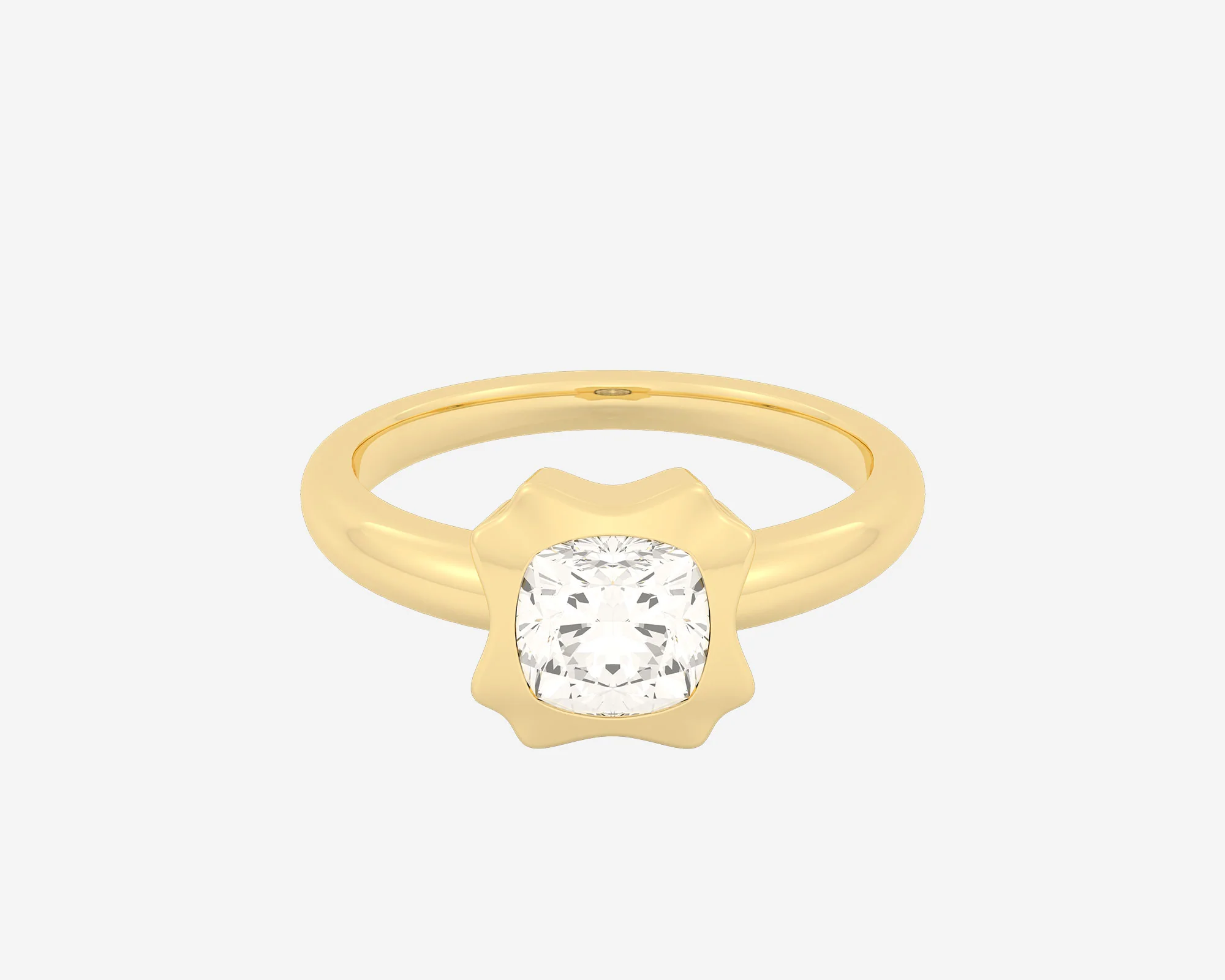 The Portrait Solitaire — Cushion - Image 4
