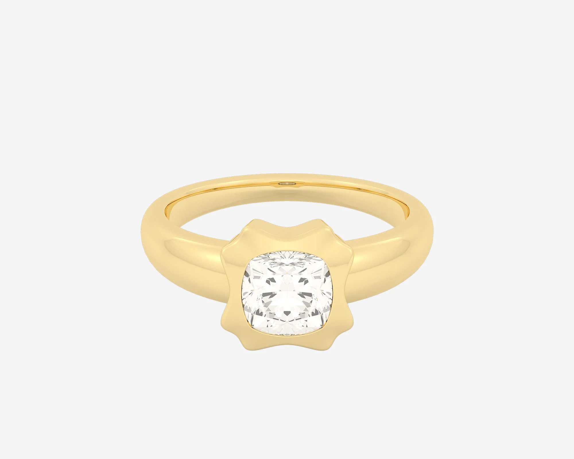 The Portrait Solitaire — Cushion - Image 7