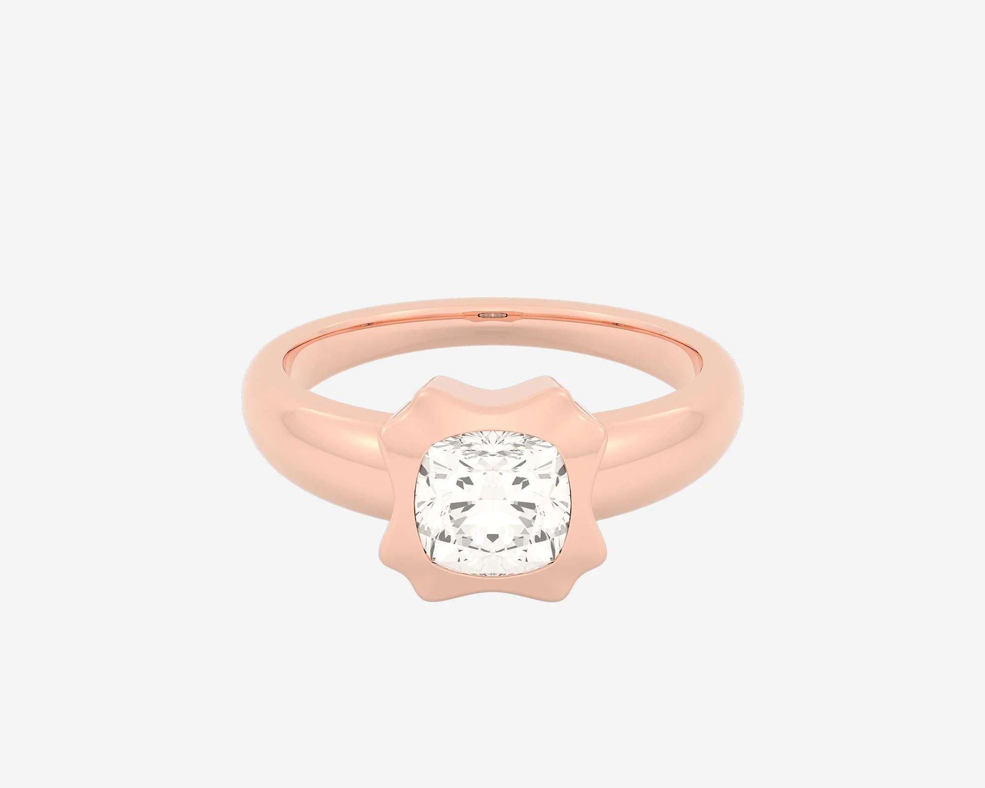 The Portrait Solitaire — Cushion - Image 9