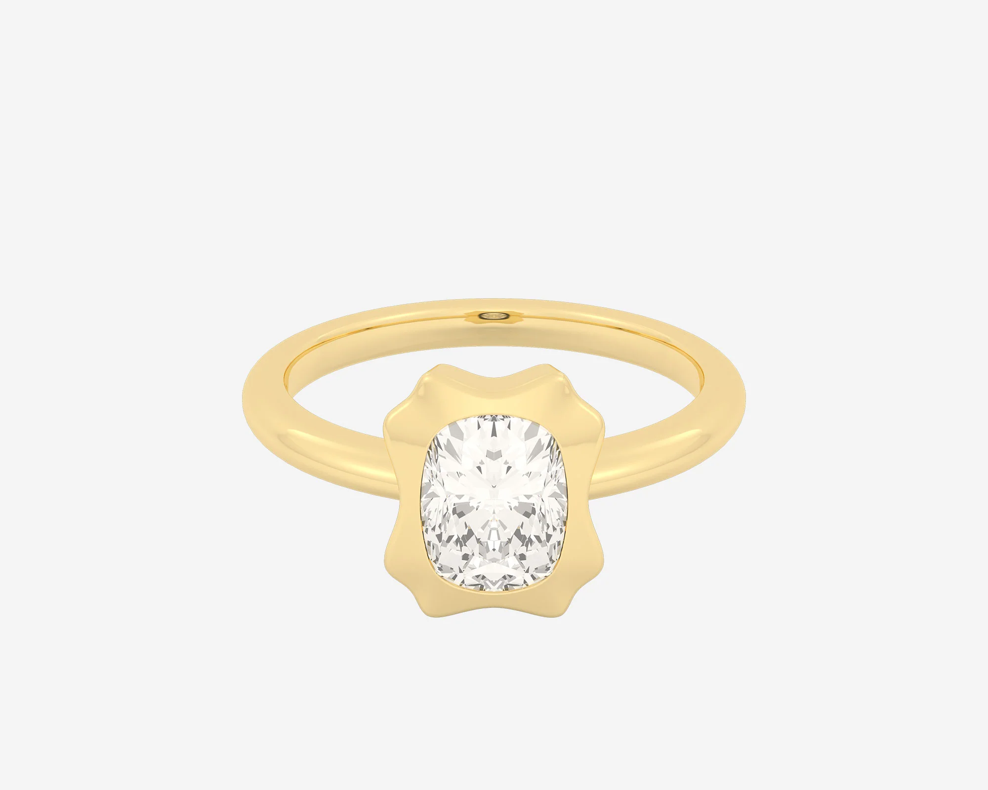 The Portrait Solitaire β Elongated Cushion