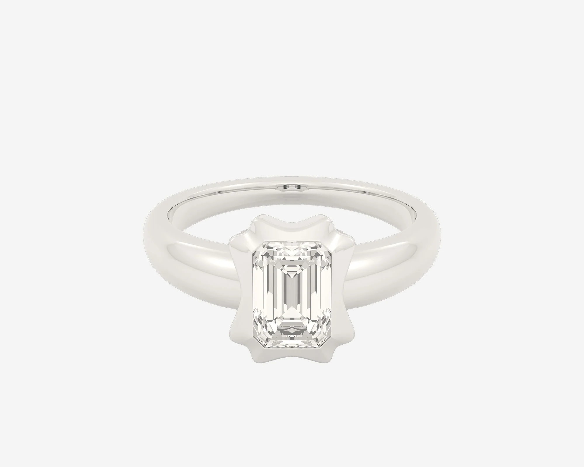 The Portrait Solitaire — Emerald - Image 8