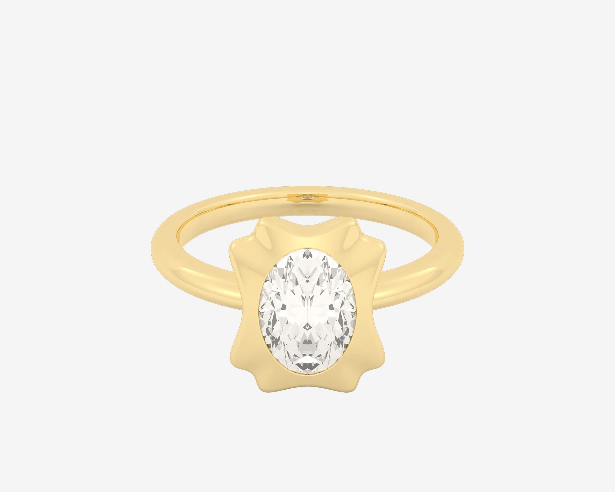 The Portrait Solitaire — Oval