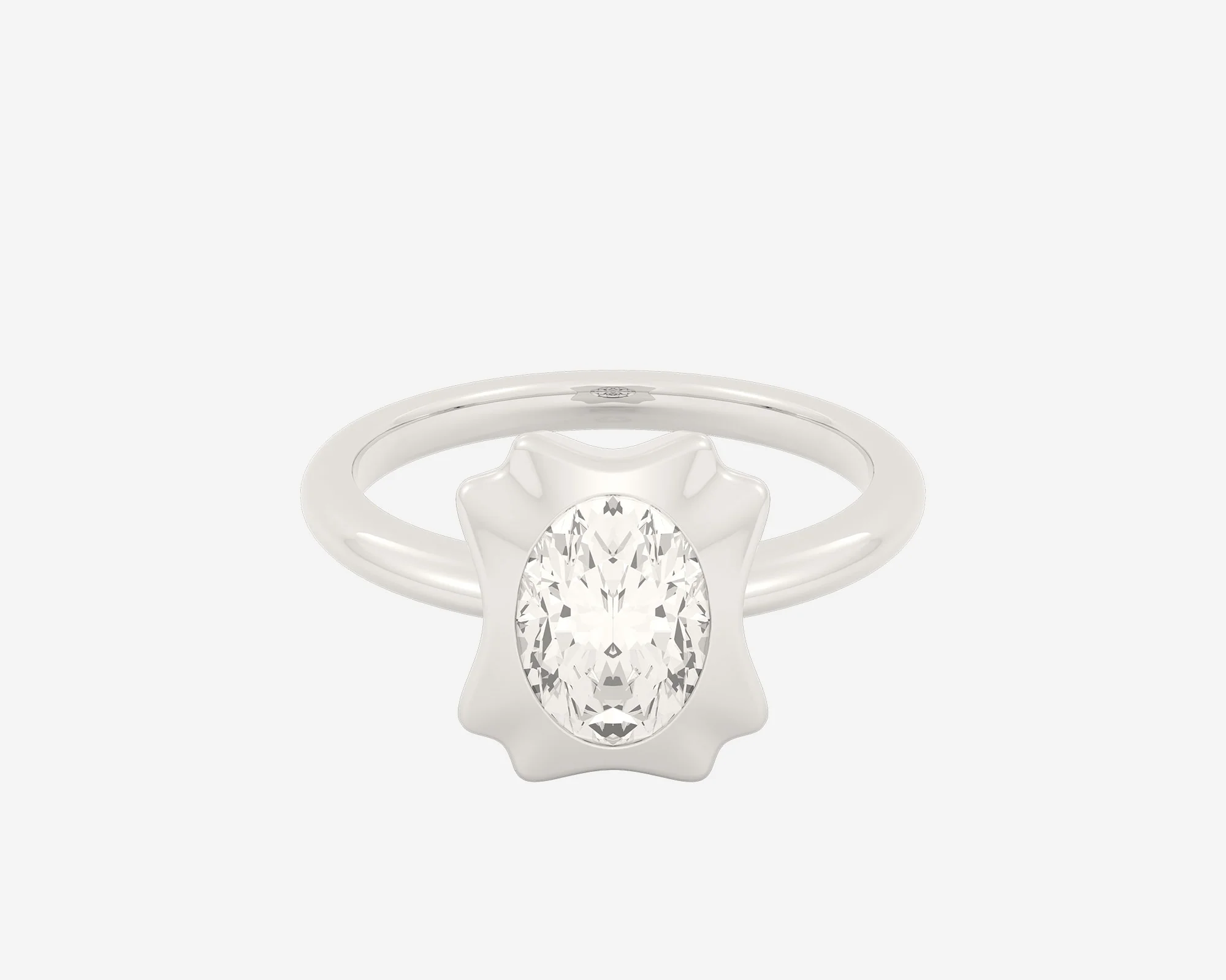 The Portrait Solitaire — Oval - Image 2